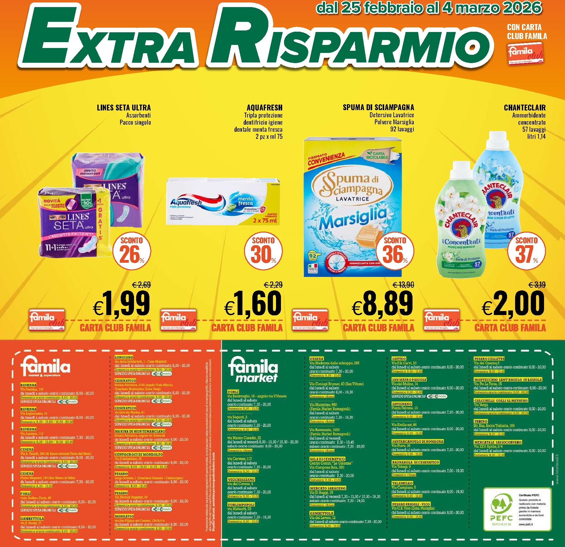 famila - Volantino Famila - Extra Risparmio valido dal 25/02/2026 al 04/03/2026 - page: 4