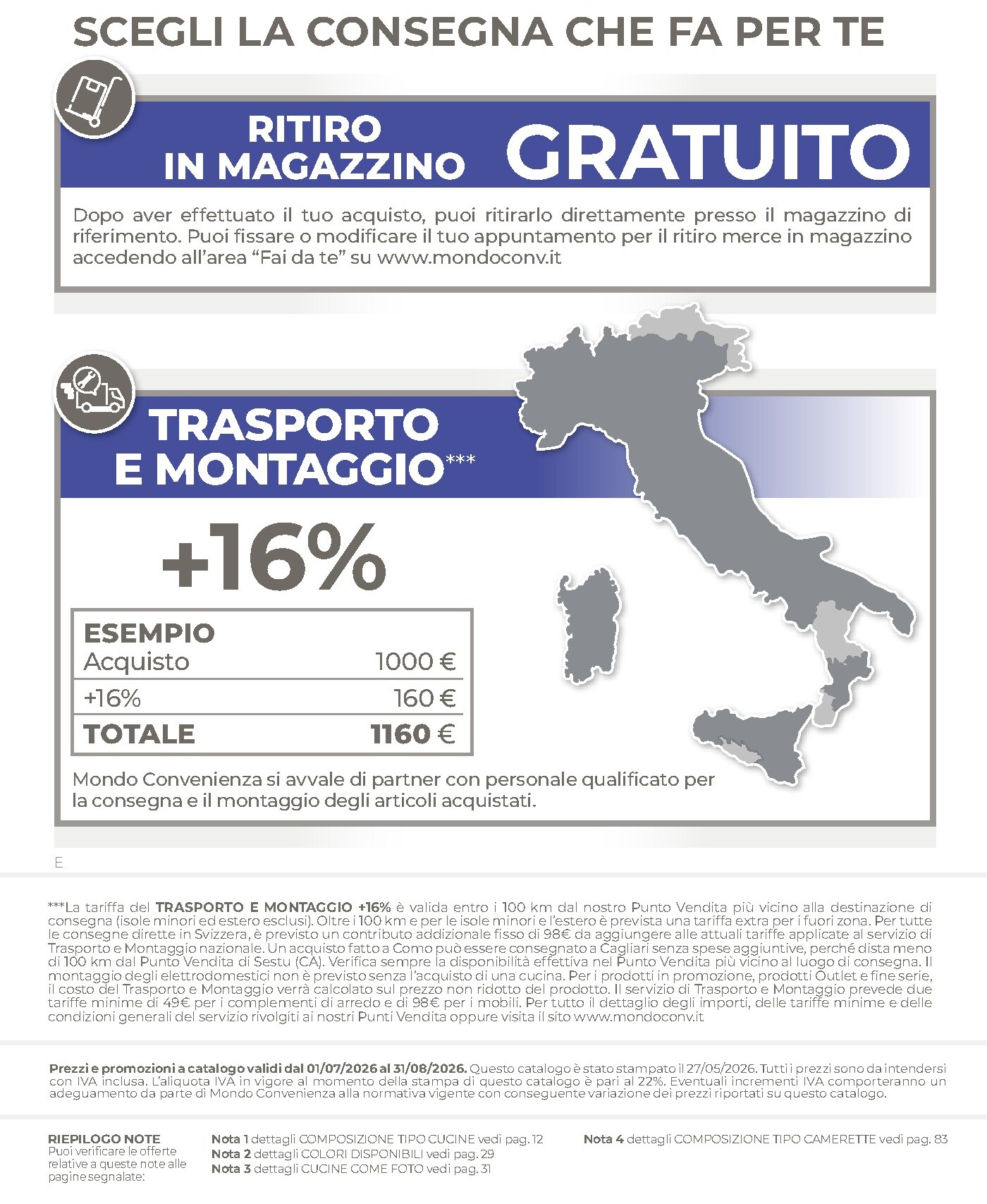 mondo-convenienza - Volantino attuale di Mondo Convenienza - Estate 2026 valido dal mercoledì 01/07/2026 al lunedì 31/08/2026 - page: 99