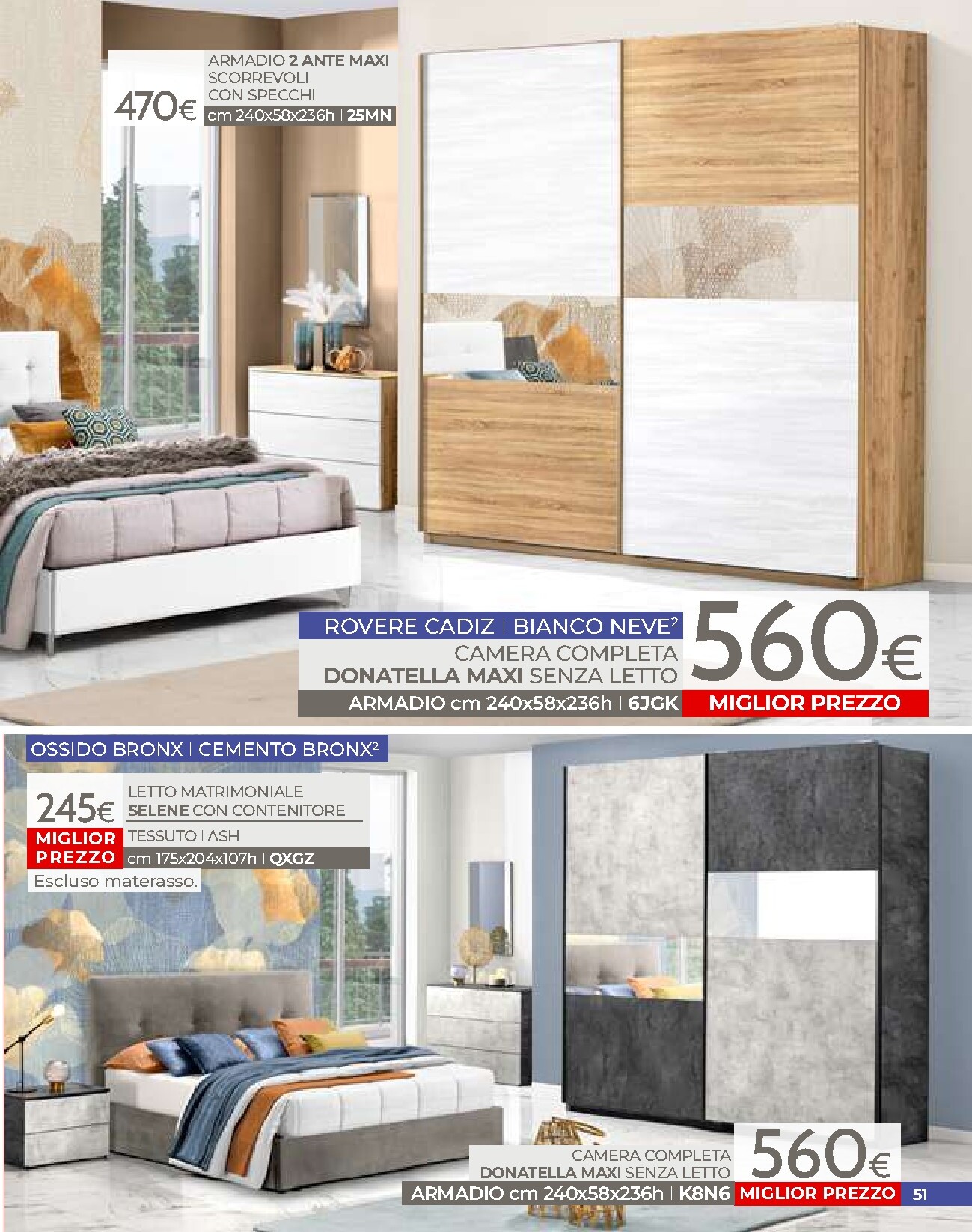 mondo-convenienza - Volantino attuale di Mondo Convenienza - Speciale camere valido dal mercoledì 01/07/2026 al lunedì 31/08/2026 - page: 51