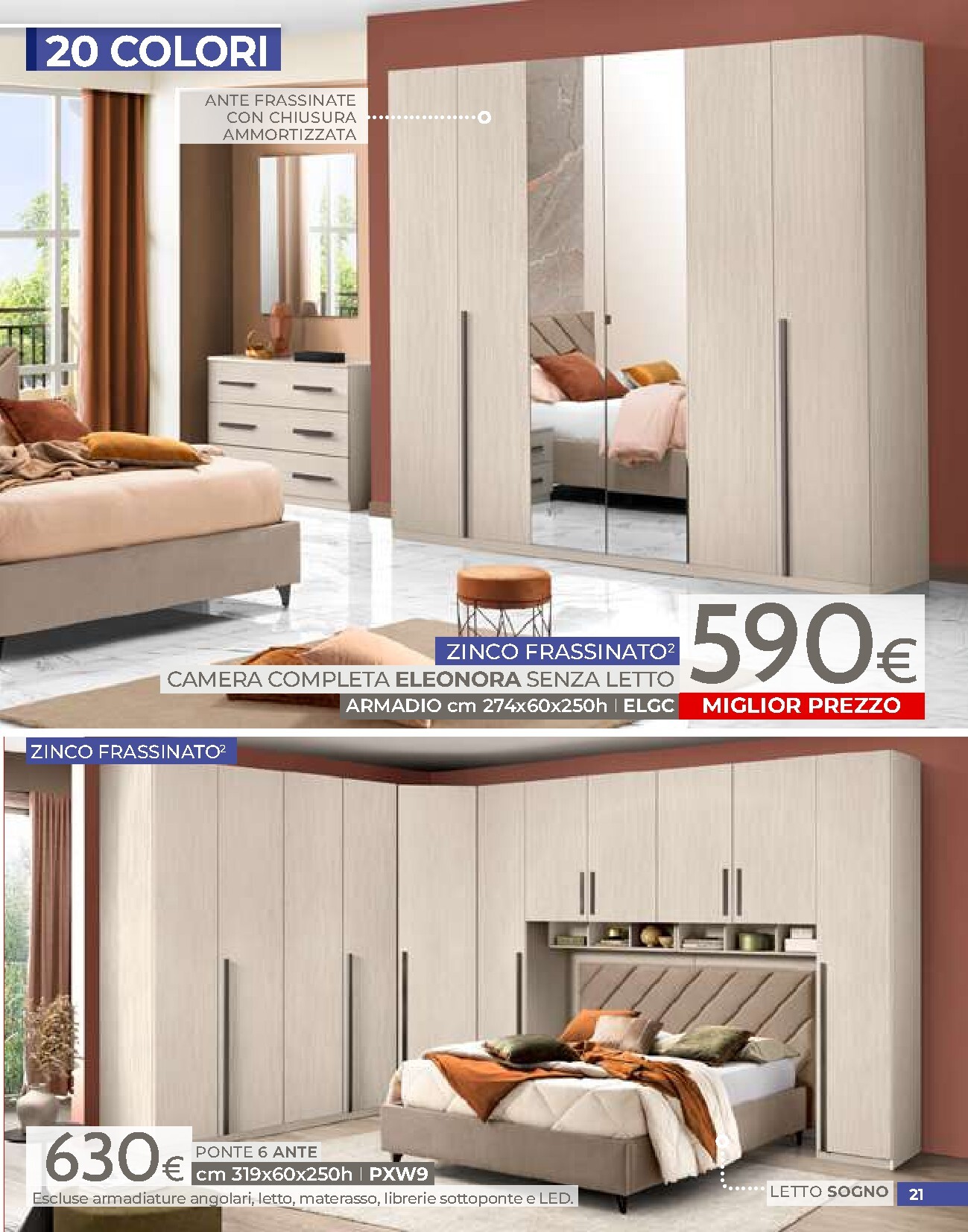 mondo-convenienza - Volantino attuale di Mondo Convenienza - Speciale camere valido dal mercoledì 01/07/2026 al lunedì 31/08/2026 - page: 21