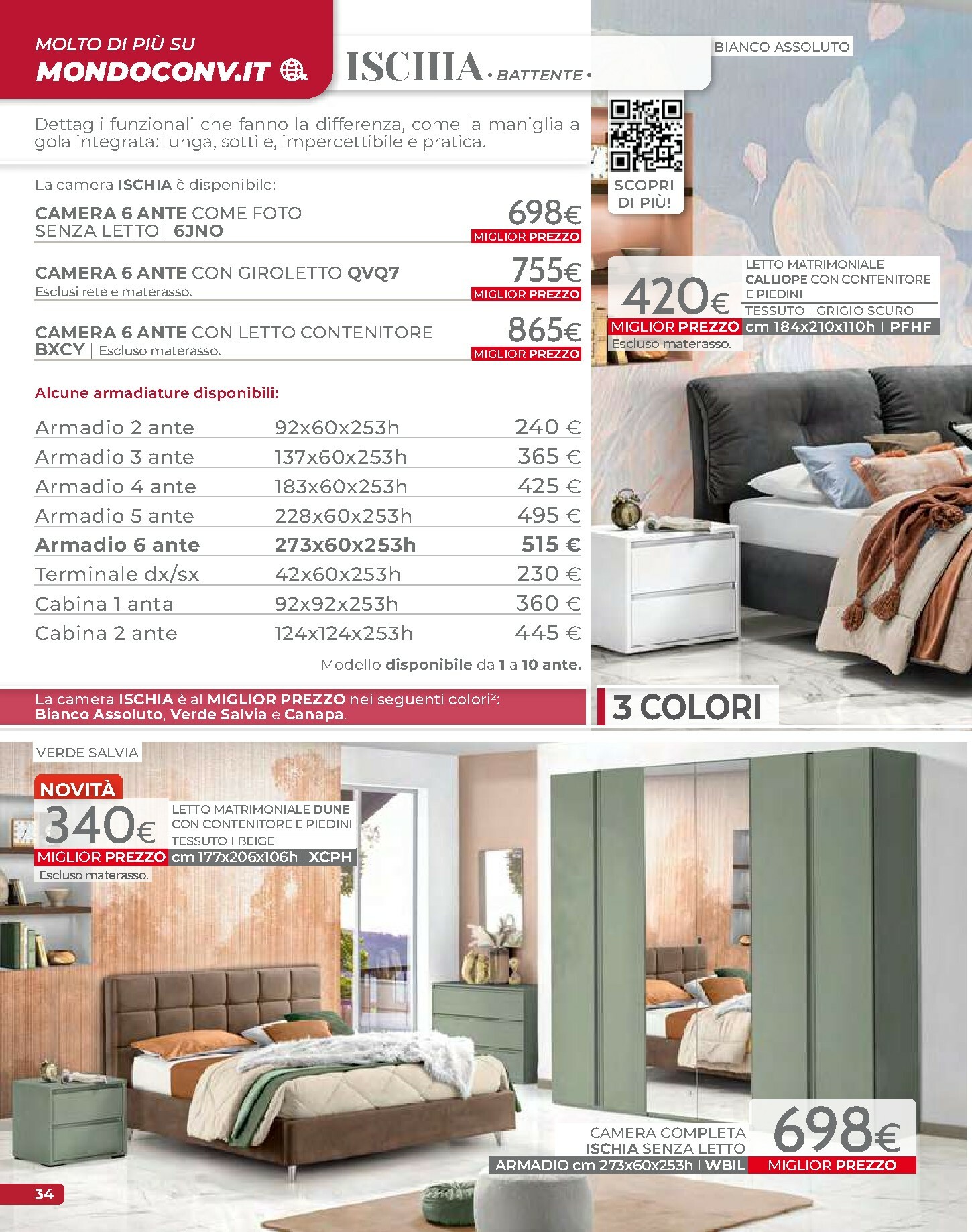 mondo-convenienza - Volantino Mondo Convenienza - Autunno valido dal 01/10 al 31/12 - page: 36