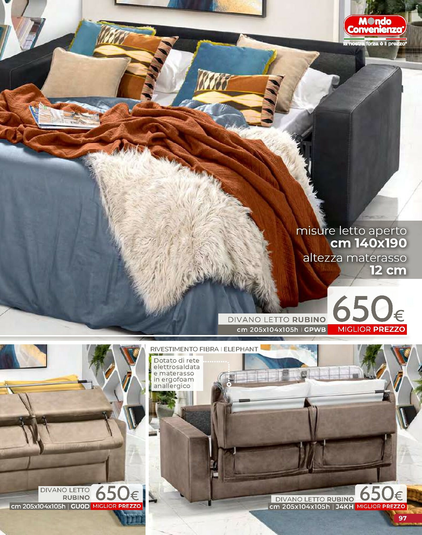 mondo-convenienza - Volantino Mondo Convenienza - Autunno valido dal 01/10 al 31/12 - page: 99