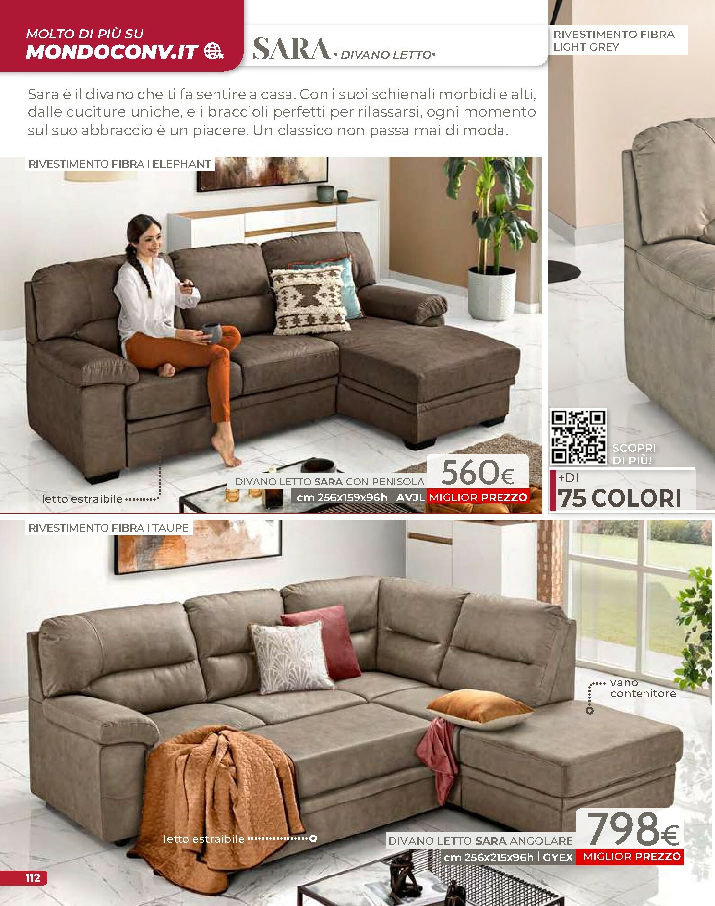 mondo-convenienza - Volantino Mondo Convenienza - Autunno valido dal 01/10 al 31/12 - page: 114