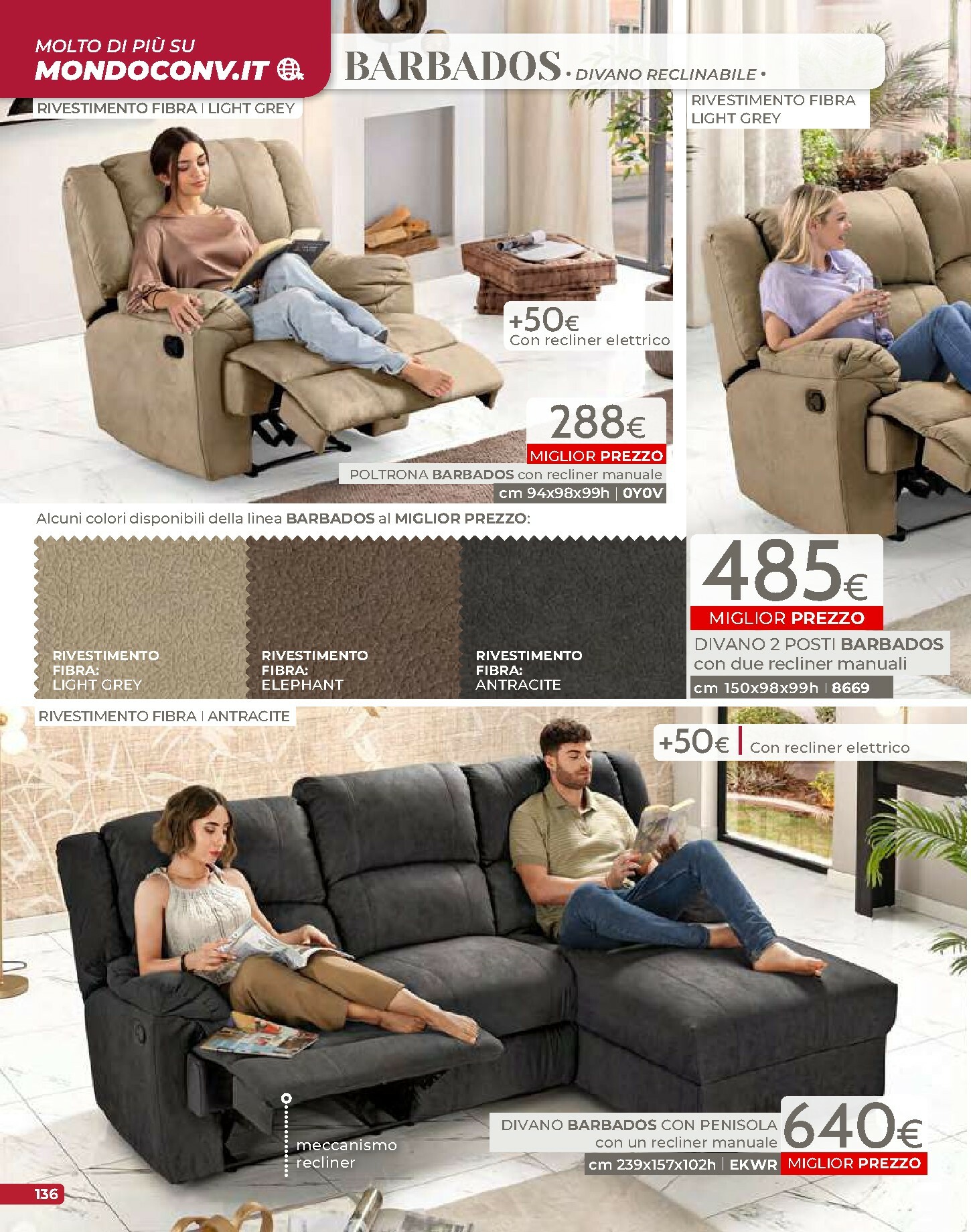 mondo-convenienza - Volantino Mondo Convenienza - Autunno valido dal 01/10 al 31/12 - page: 138