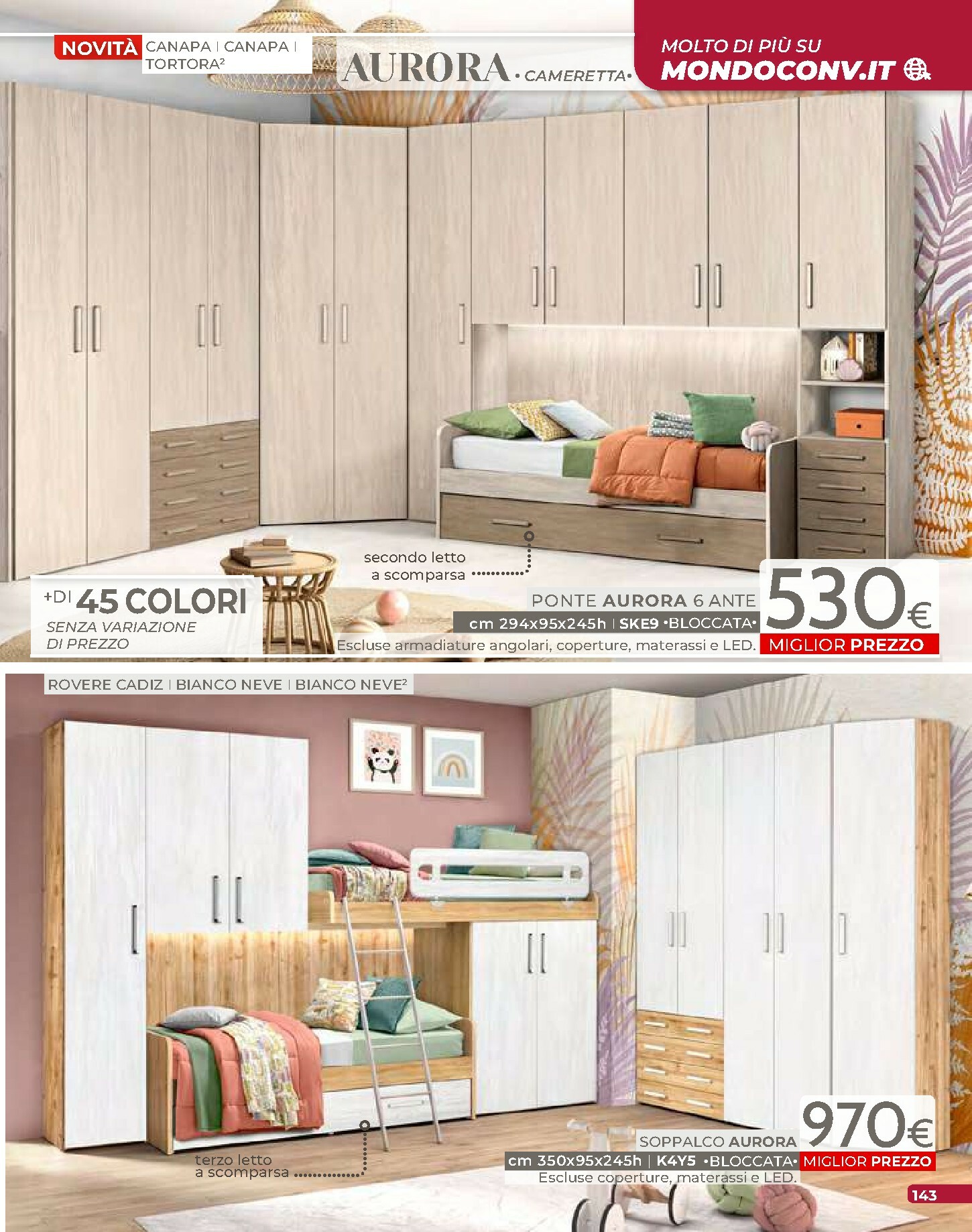 mondo-convenienza - Volantino Mondo Convenienza - Autunno valido dal 01/10 al 31/12 - page: 145