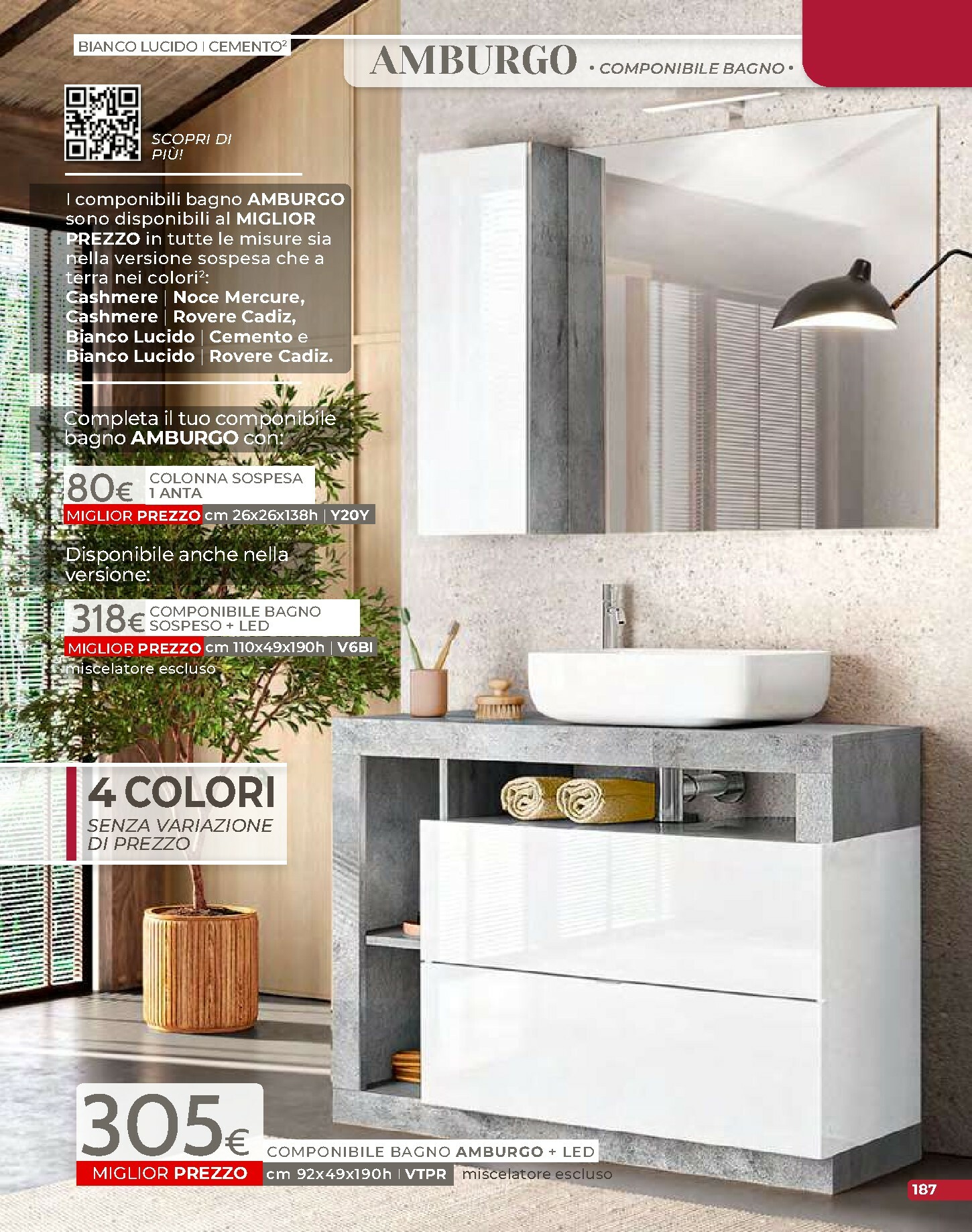 mondo-convenienza - Volantino Mondo Convenienza - Autunno valido dal 01/10 al 31/12 - page: 189