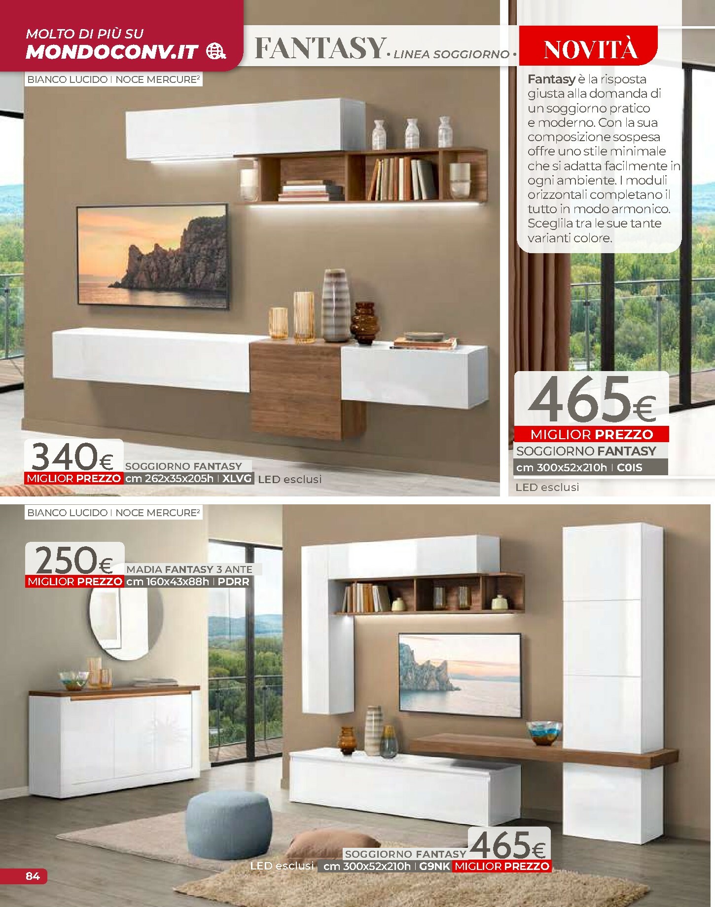 mondo-convenienza - Volantino Mondo Convenienza - Autunno valido dal 01/10 al 31/12 - page: 86