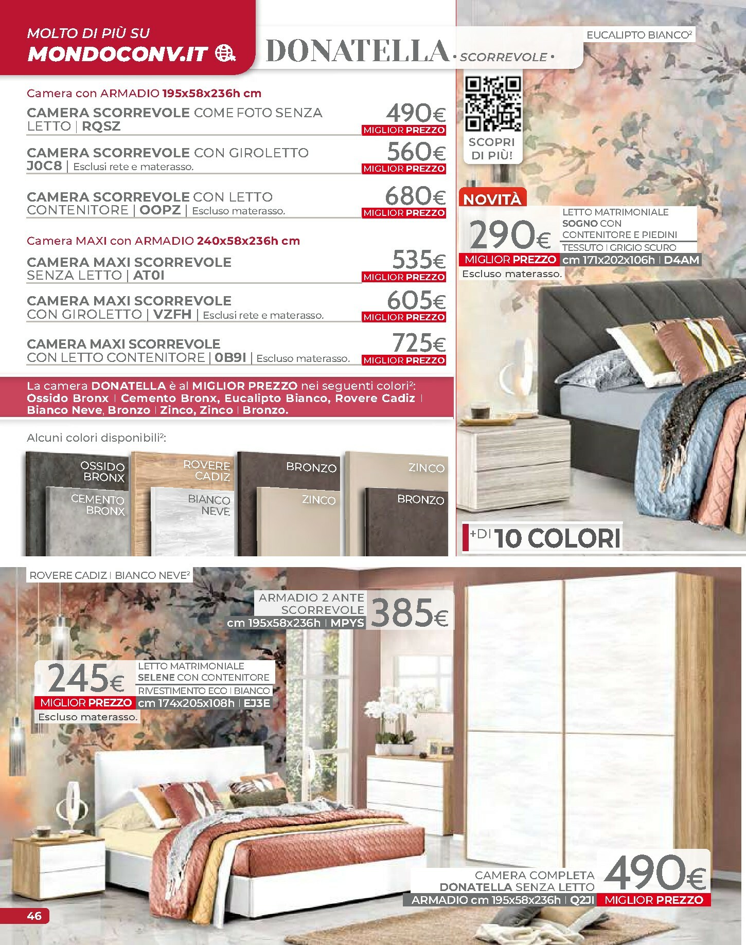 mondo-convenienza - Volantino Mondo Convenienza - Autunno valido dal 01/10 al 31/12 - page: 48