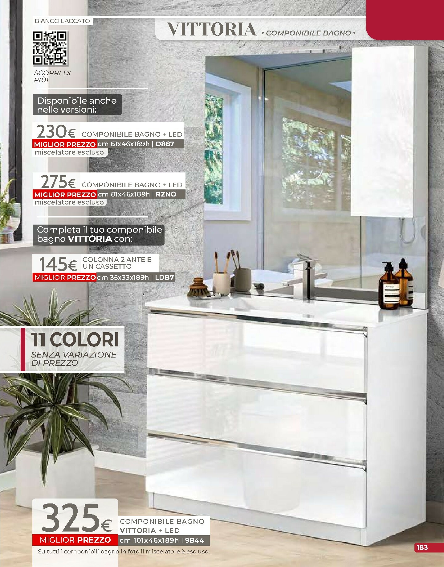 mondo-convenienza - Volantino Mondo Convenienza - Autunno valido dal 01/10 al 31/12 - page: 185