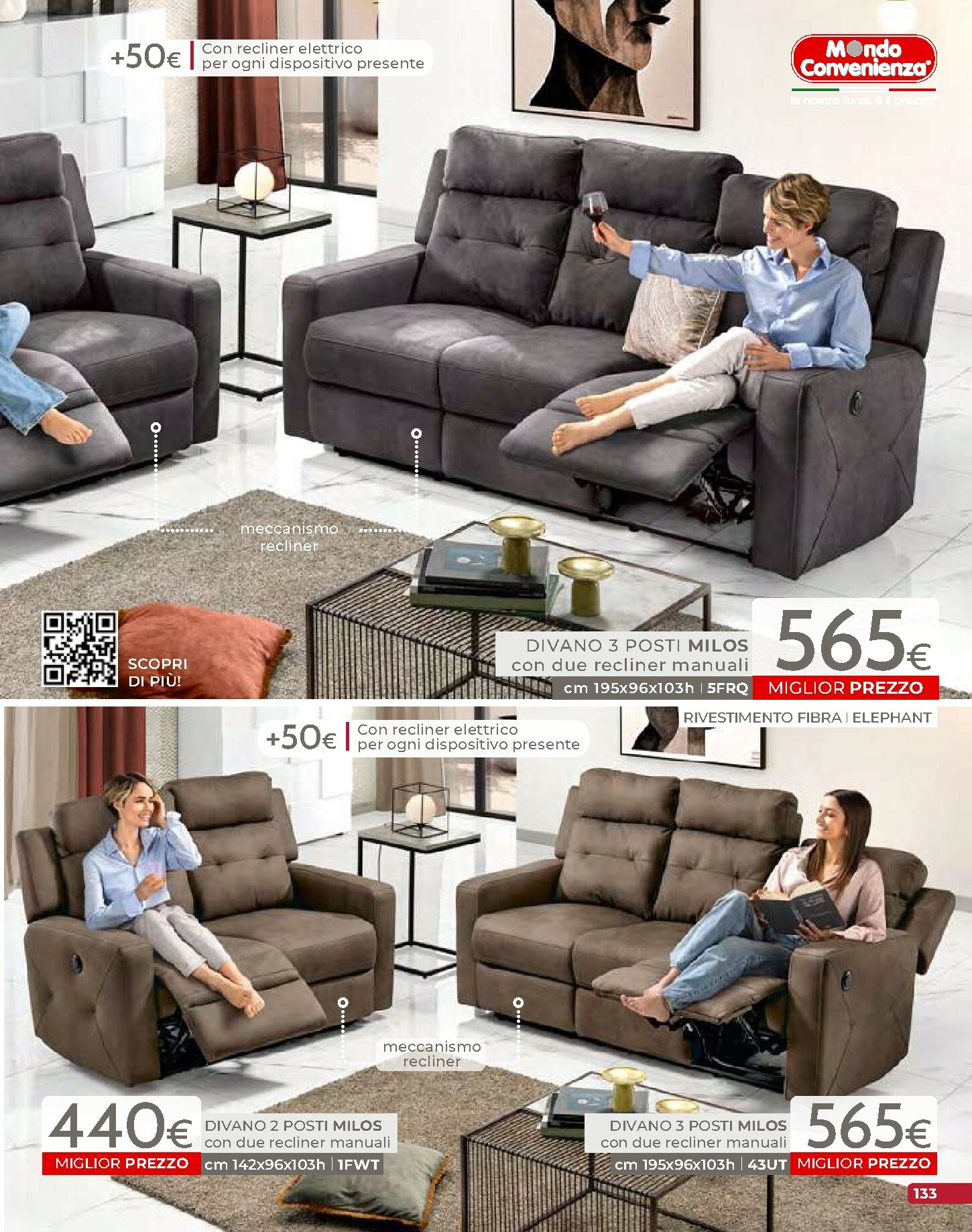 mondo-convenienza - Volantino Mondo Convenienza - Autunno valido dal 01/10 al 31/12 - page: 135