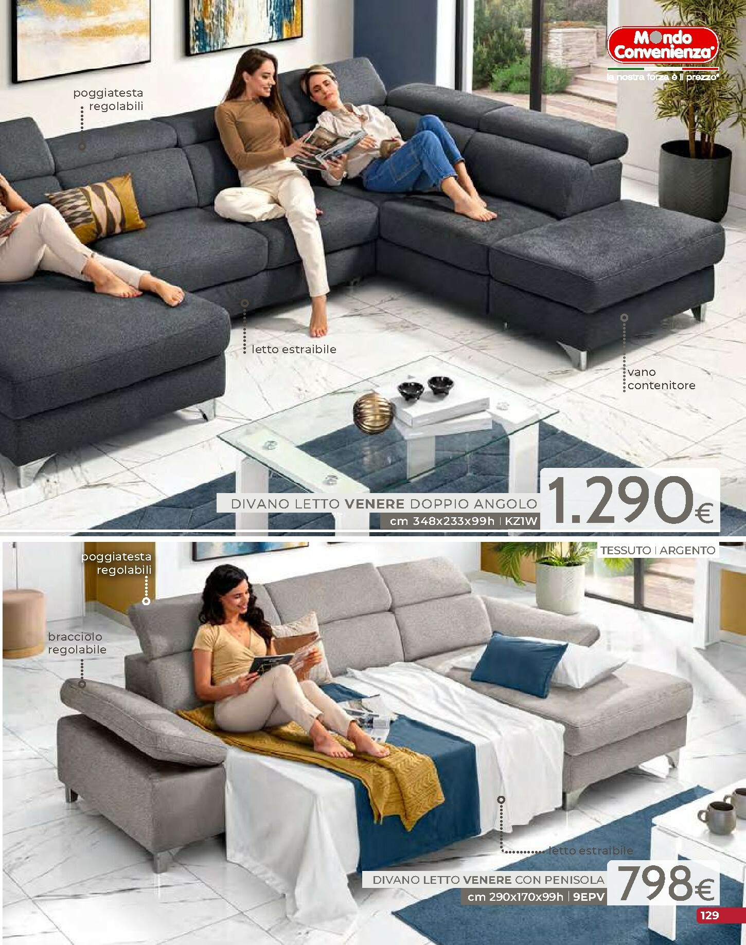 mondo-convenienza - Volantino Mondo Convenienza - Autunno valido dal 01/10 al 31/12 - page: 131