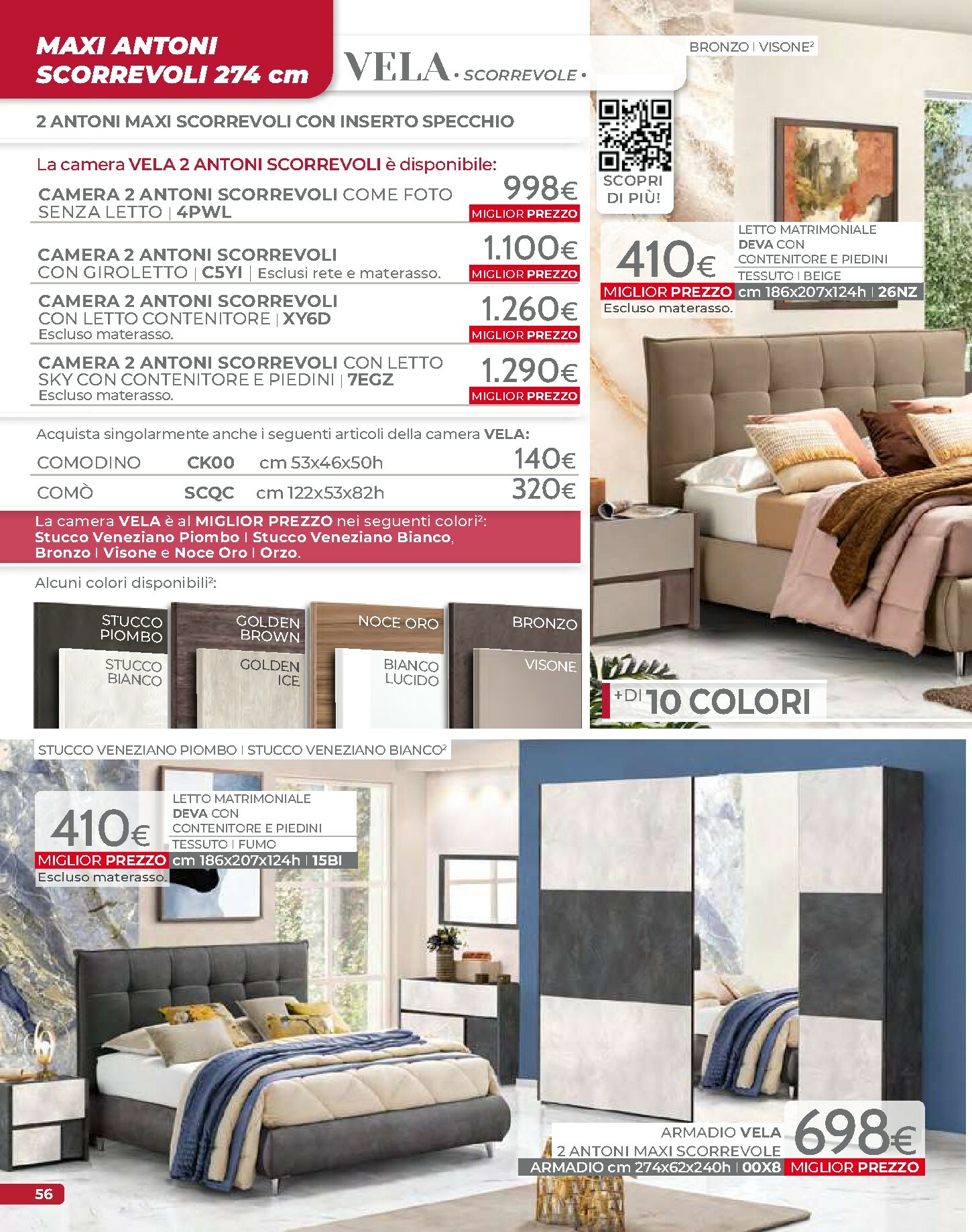 mondo-convenienza - Volantino Mondo Convenienza - Autunno valido dal 01/10 al 31/12 - page: 58