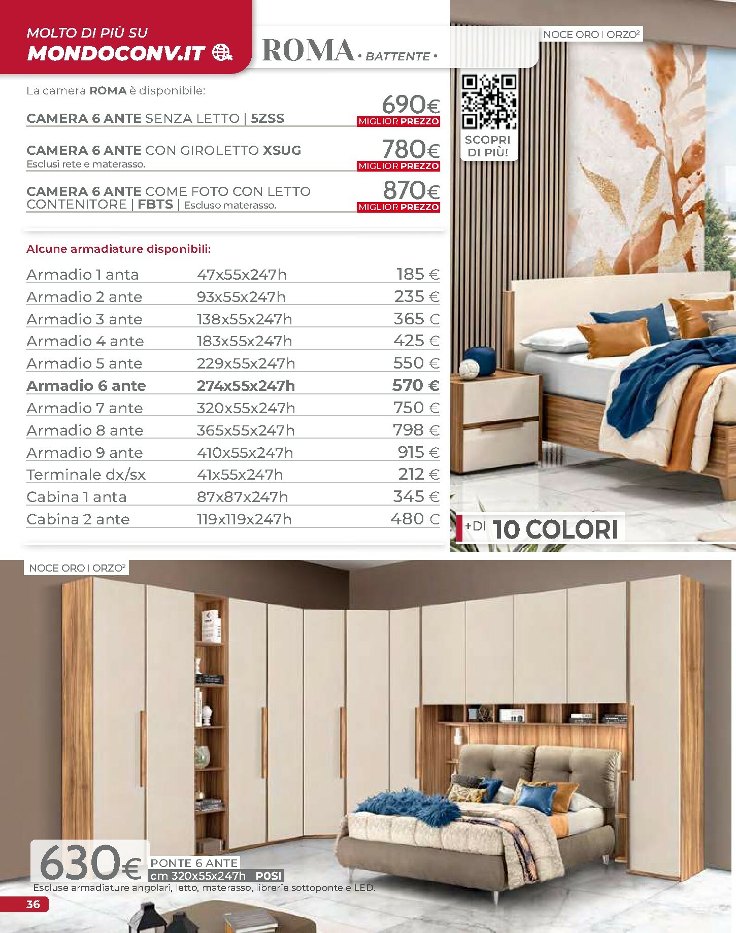 mondo-convenienza - Volantino Mondo Convenienza - Autunno valido dal 01/10 al 31/12 - page: 38