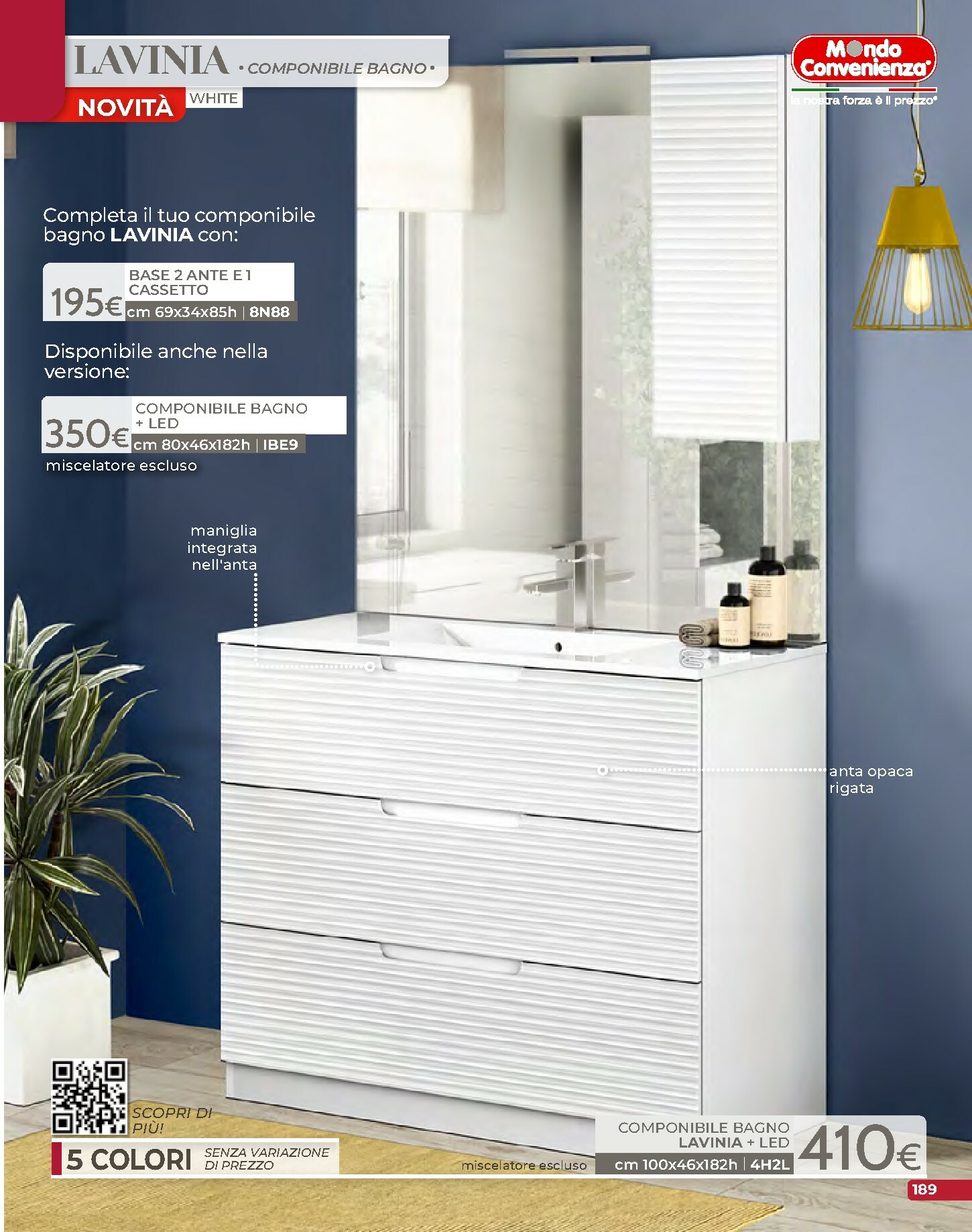 mondo-convenienza - Volantino Mondo Convenienza - Autunno valido dal 01/10 al 31/12 - page: 191