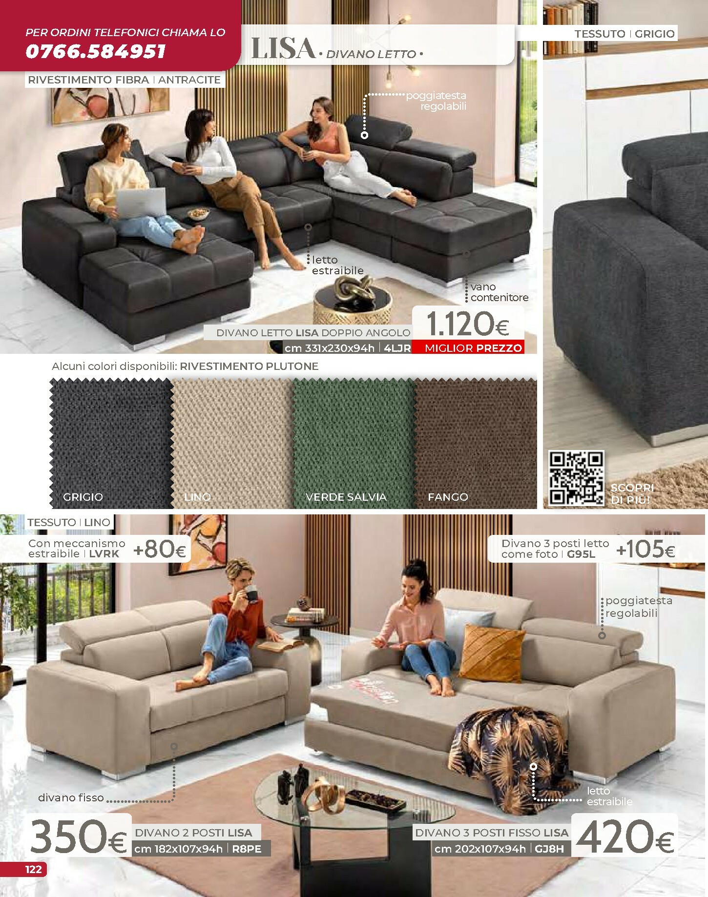 mondo-convenienza - Volantino Mondo Convenienza - Autunno valido dal 01/10 al 31/12 - page: 124