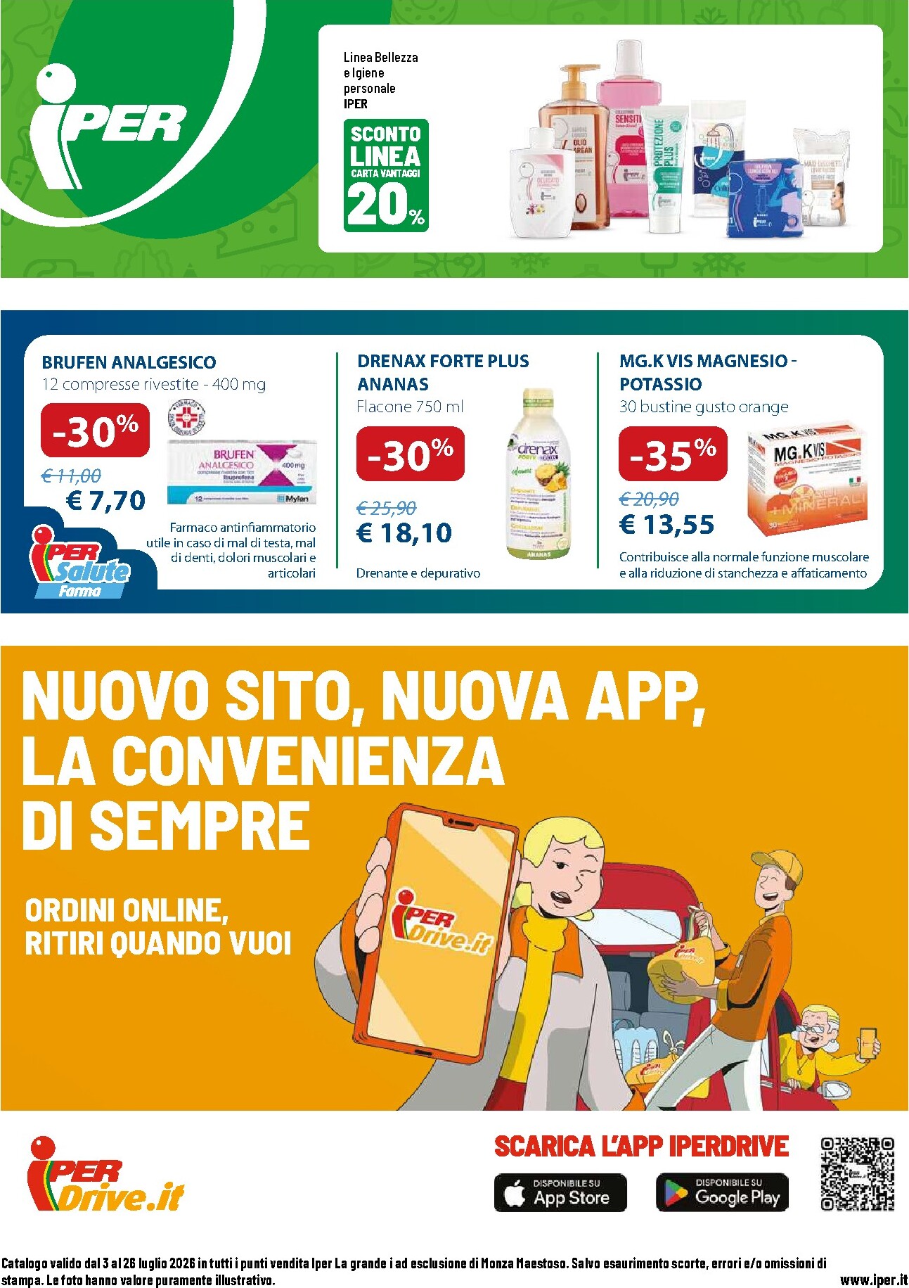 iper - Volantino Iper - Bellezza per la prossima settimana dal venerdì 03/07/2026 al domenica 26/07/2026 - page: 20