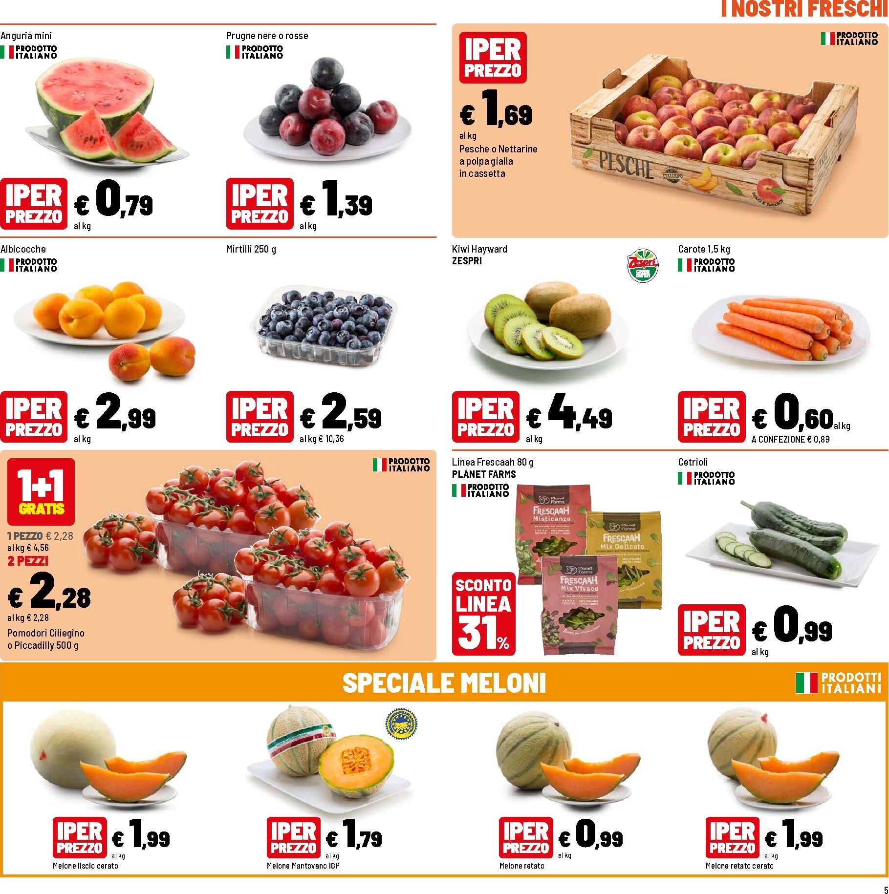 iper - Volantino attuale di Iper valido dal giovedì 09/07/2026 al domenica 19/07/2026 - page: 5