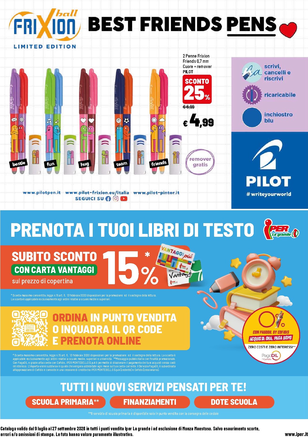 iper - Volantino attuale di Iper - La Scuola Chiama valido dal giovedì 09/07/2026 al domenica 27/09/2026 - page: 20