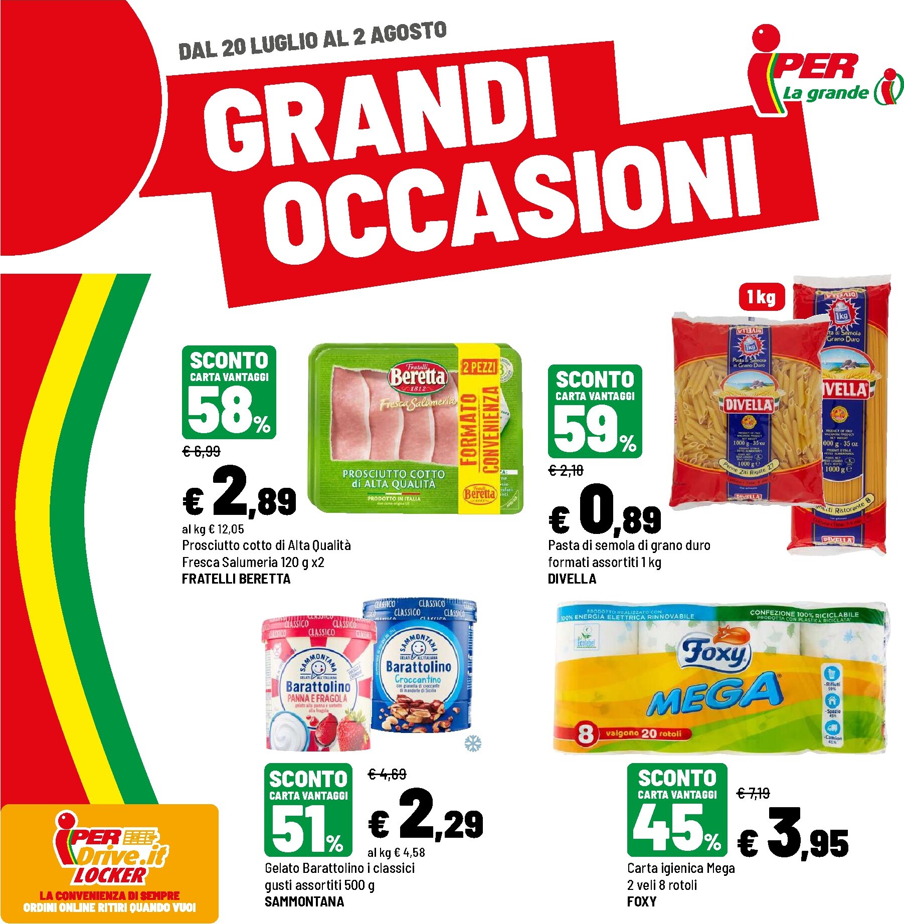 iper - Volantino attuale di Iper valido dal lunedì 20/07/2026 al domenica 02/08/2026