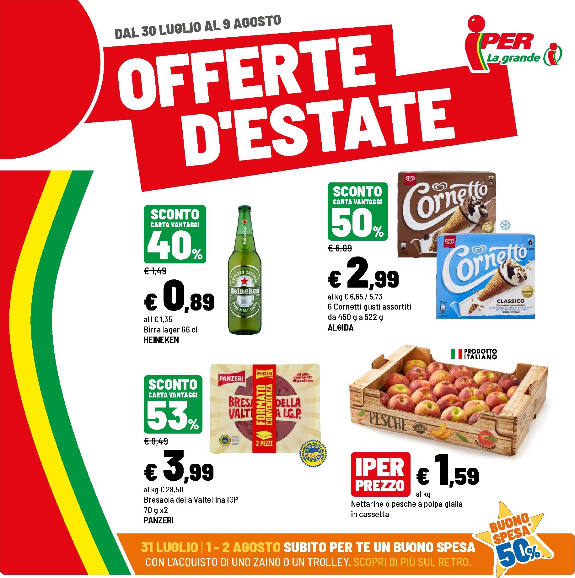 iper - Volantino attuale di Iper valido dal giovedì 30/07/2026 al domenica 09/08/2026