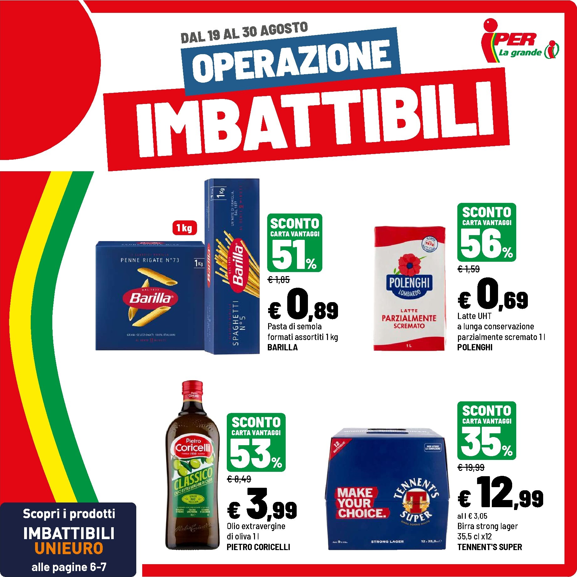 iper - Volantino attuale di Iper valido dal mercoledì 19/08/2026 al domenica 30/08/2026 - page: 1
