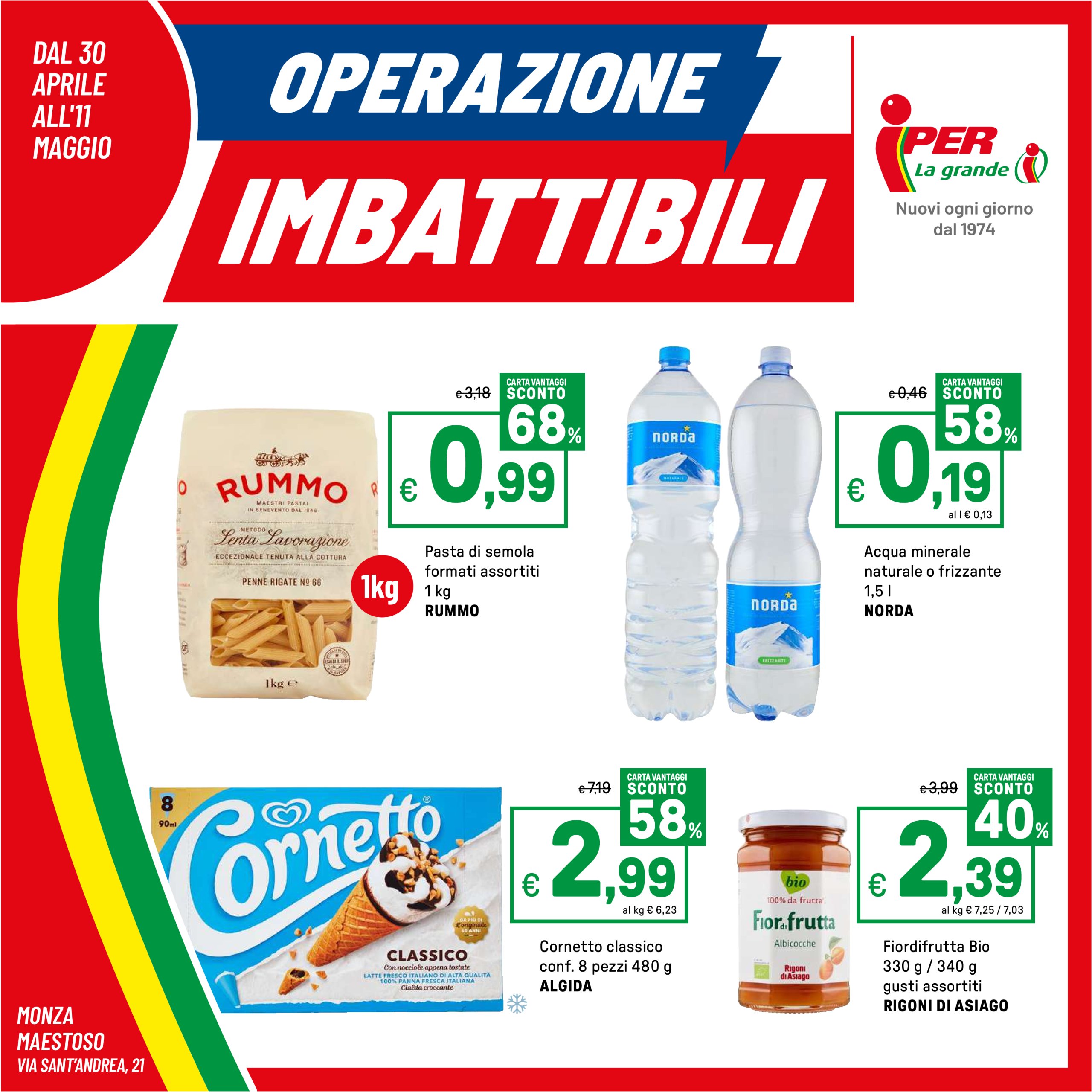 iper - Volantino Iper valido dal 30/04 al 11/05