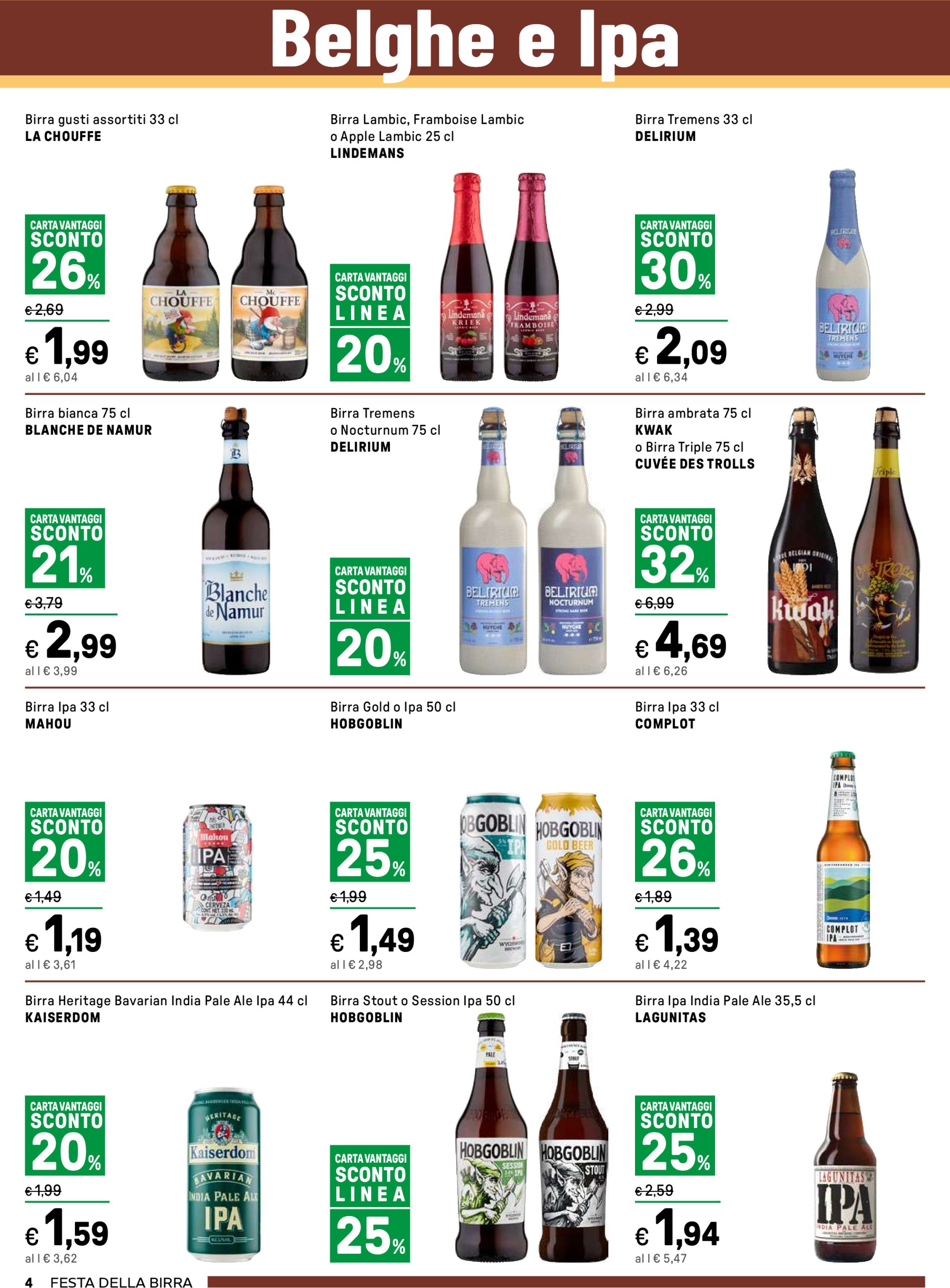 iper - Volantino Iper - Festa Della Birra valido dal 09/06 al 29/06 - page: 4