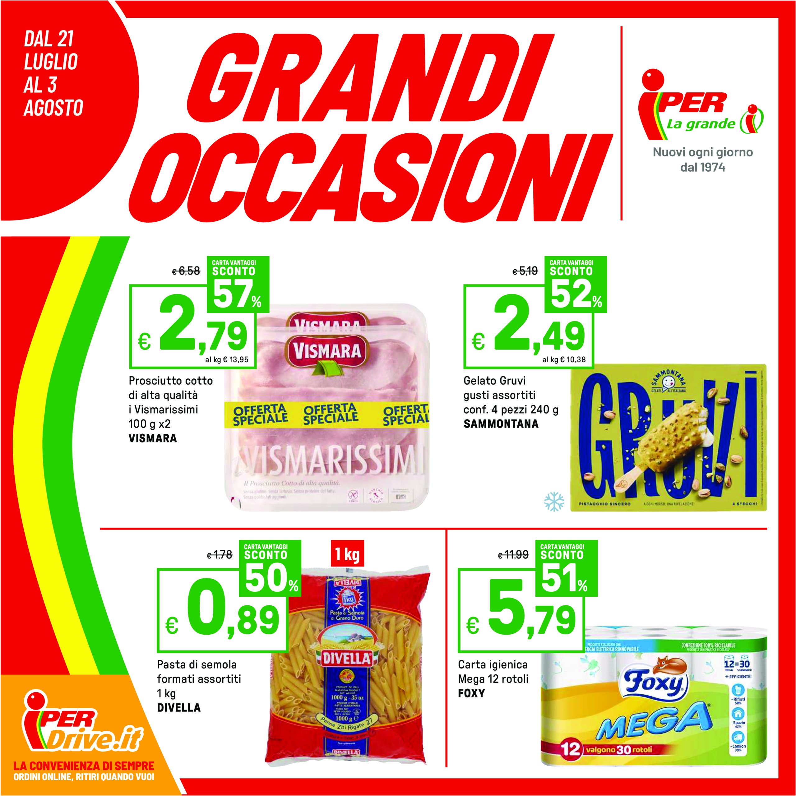 iper - Volantino Iper valido dal 21/07 al 03/08