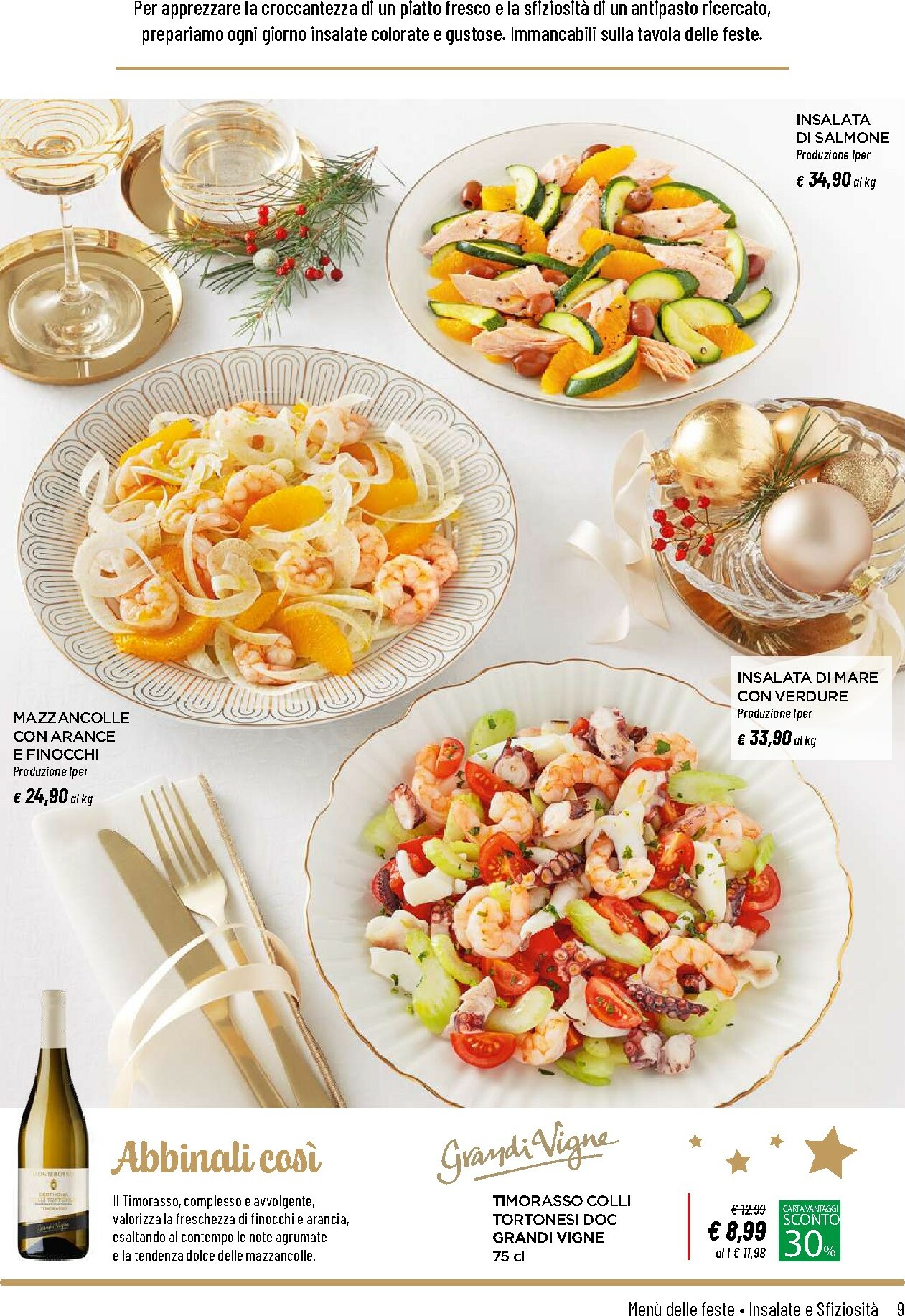 iper - Volantino Iper - Feste valido dal 04/12 al 31/12 - page: 9