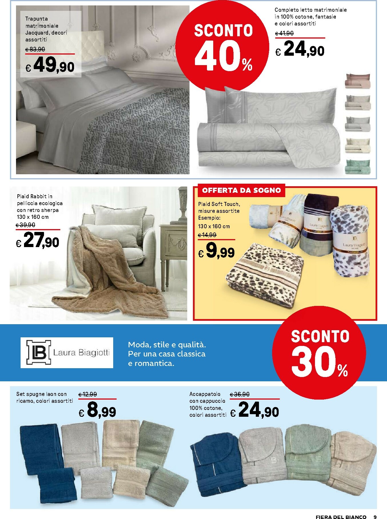 iper - Volantino Iper - Fiera del Bianco valido dal 27/12 al 18/01 - page: 9