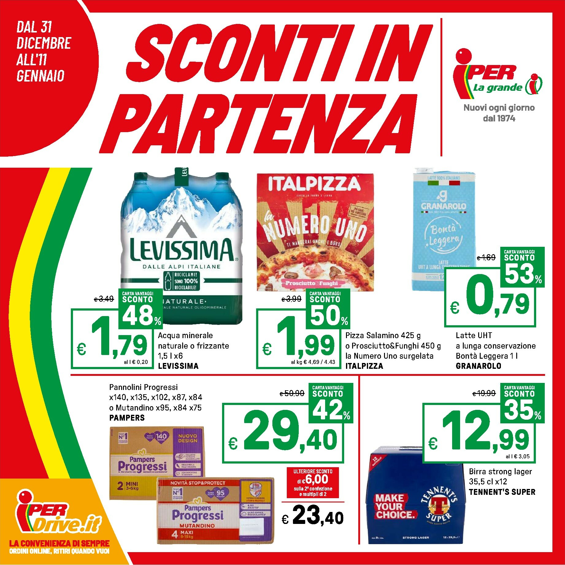 iper - Volantino Iper valido dal 31/12 al 11/01