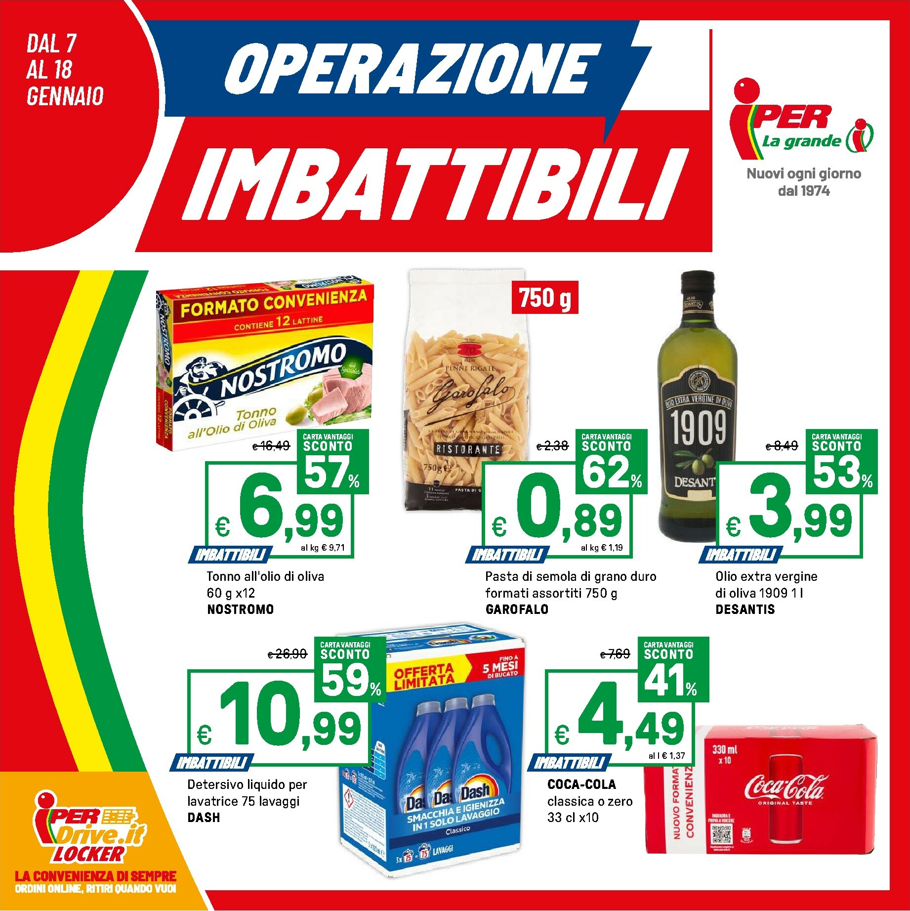 iper - Volantino Iper valido dal 07/01 al 18/01