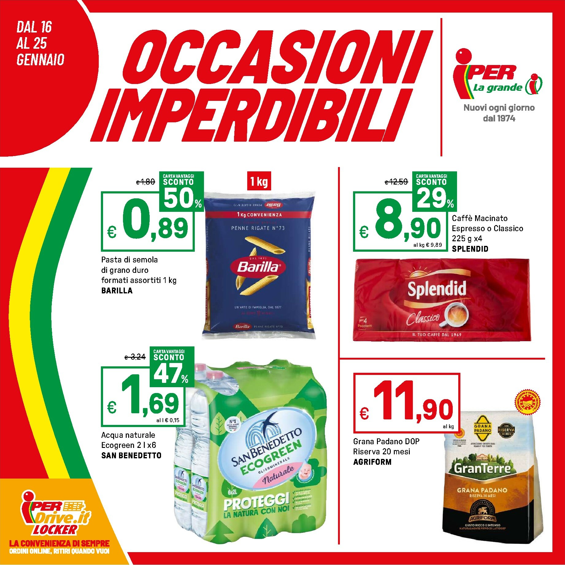 iper - Volantino Iper valido dal 16/01 al 25/01