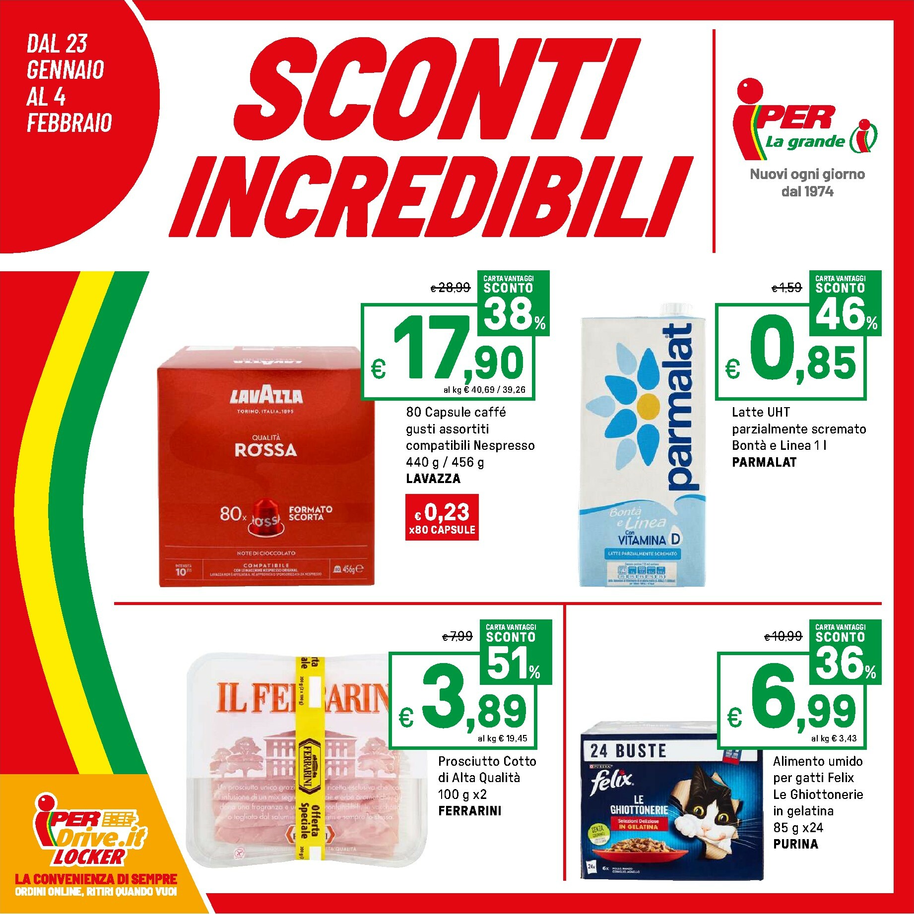 iper - Volantino Iper valido dal 23/01 al 04/02