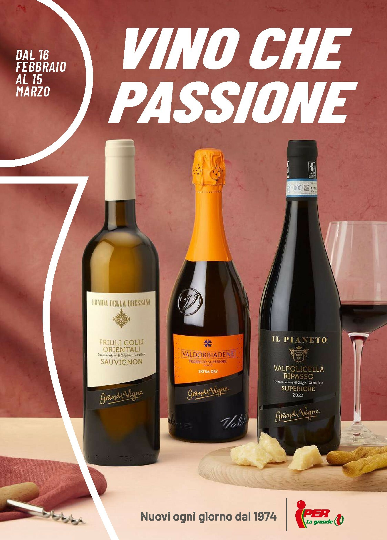 iper - Volantino Iper - Vino che Passione valido dal 16/02/2026 al 15/03/2026
