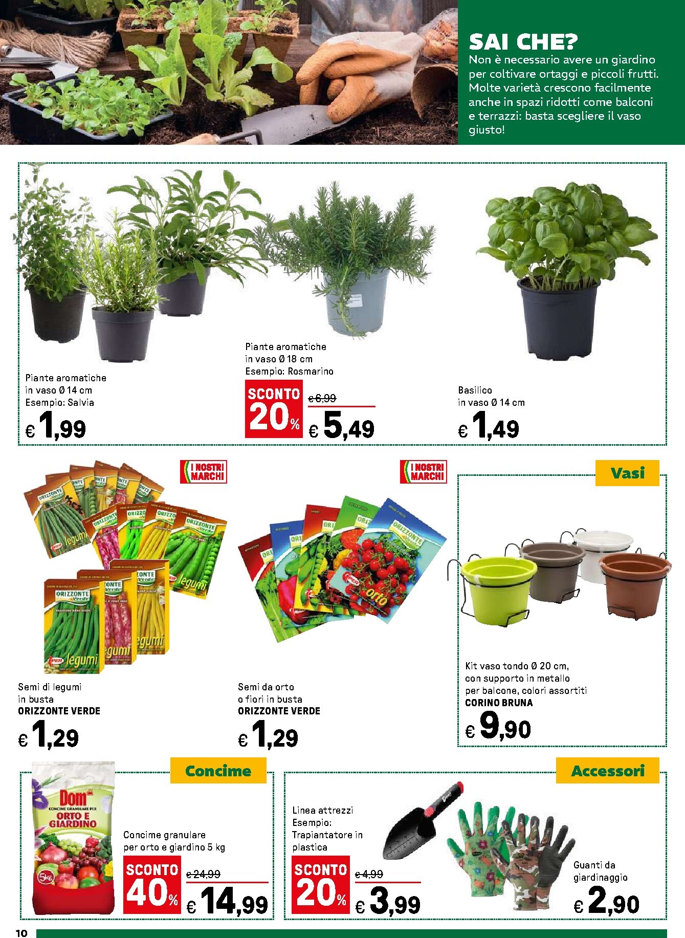 iper - Volantino Iper - Giardino in fiore valido dal 16/03/2026 al 12/04/2026 - page: 10