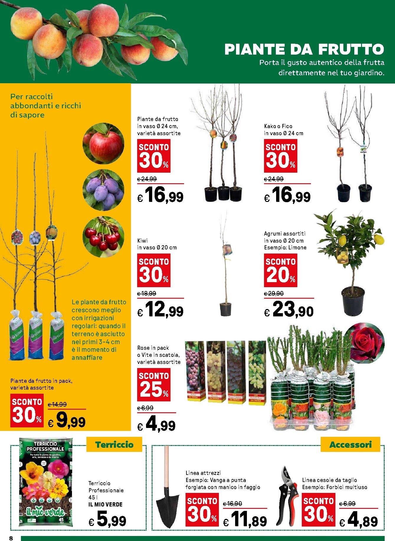 iper - Volantino Iper - Giardino in fiore valido dal 16/03/2026 al 12/04/2026 - page: 8