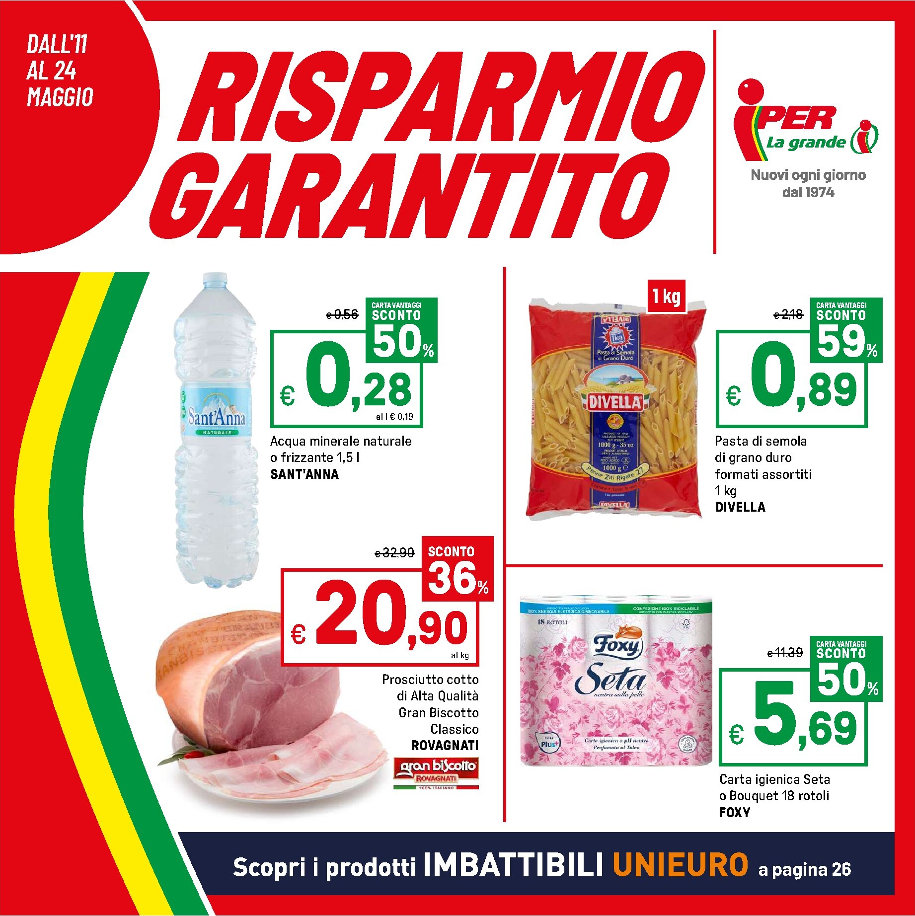iper - Volantino attuale di Iper valido dal lunedì 11/05/2026 al domenica 24/05/2026