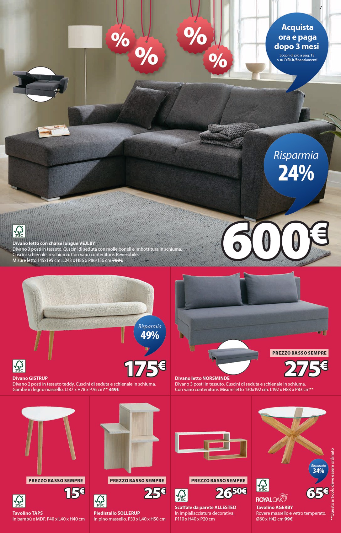 jysk - Volantino JYSK - Großartige Angebote valido dal 31/07 al 16/08 - page: 7