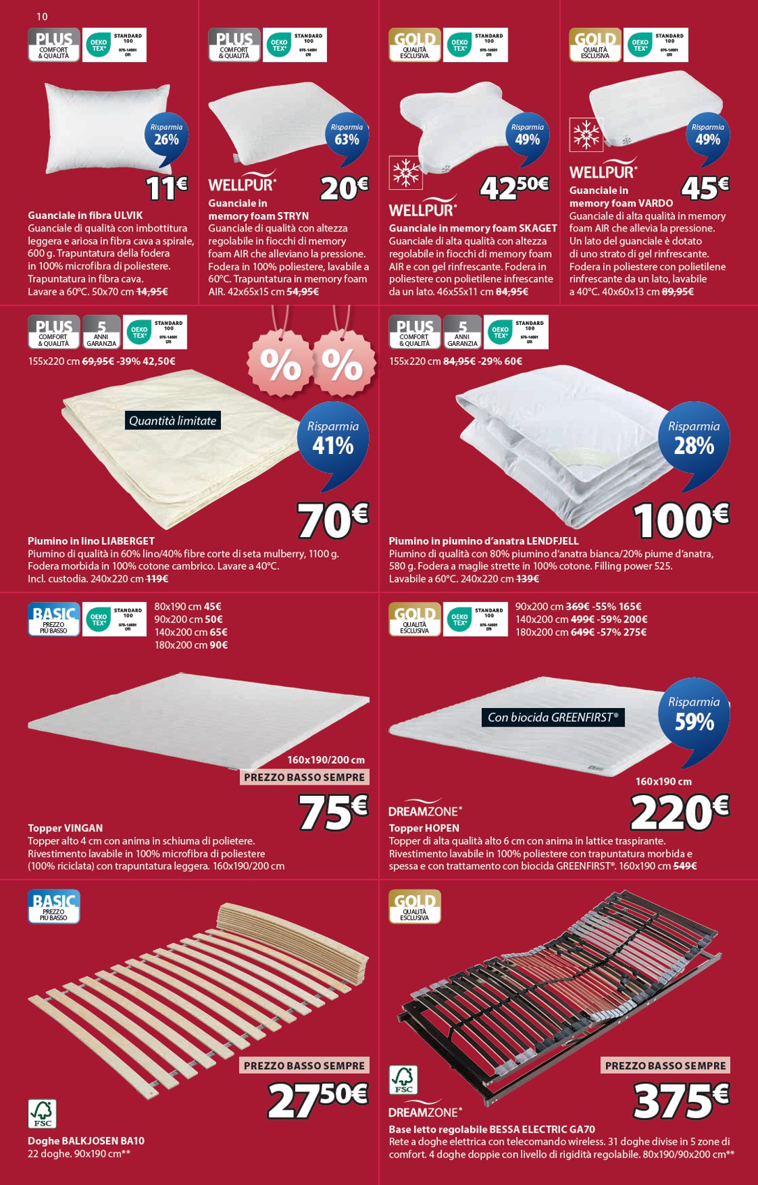 jysk - Volantino JYSK - Großartige Angebote valido dal 31/07 al 16/08 - page: 10