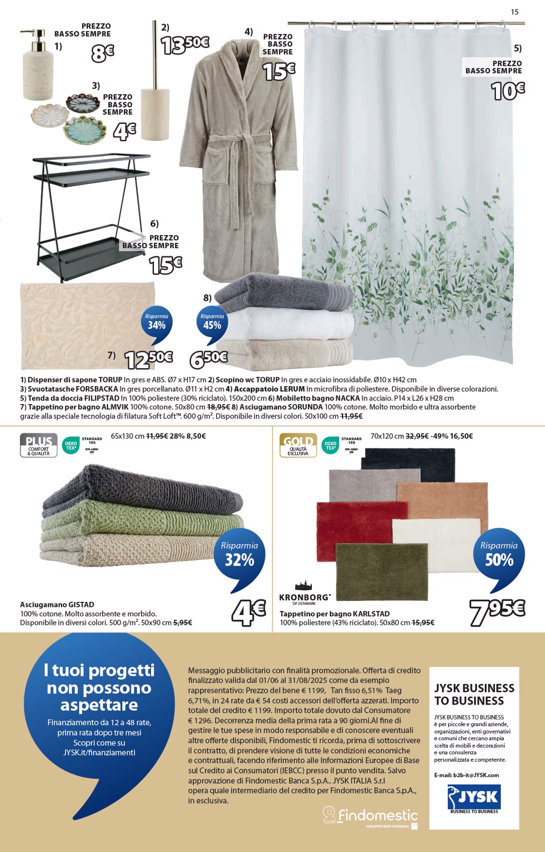 jysk - Volantino JYSK - Großartige Angebote valido dal 31/07 al 16/08 - page: 15