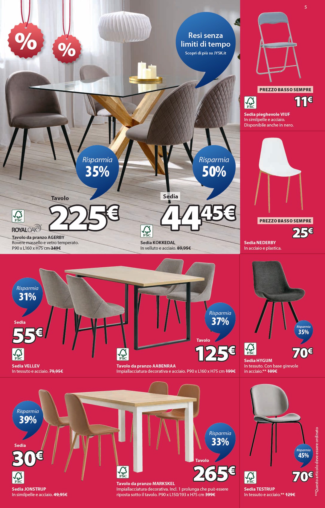 jysk - Volantino JYSK - Großartige Angebote valido dal 31/07 al 16/08 - page: 5