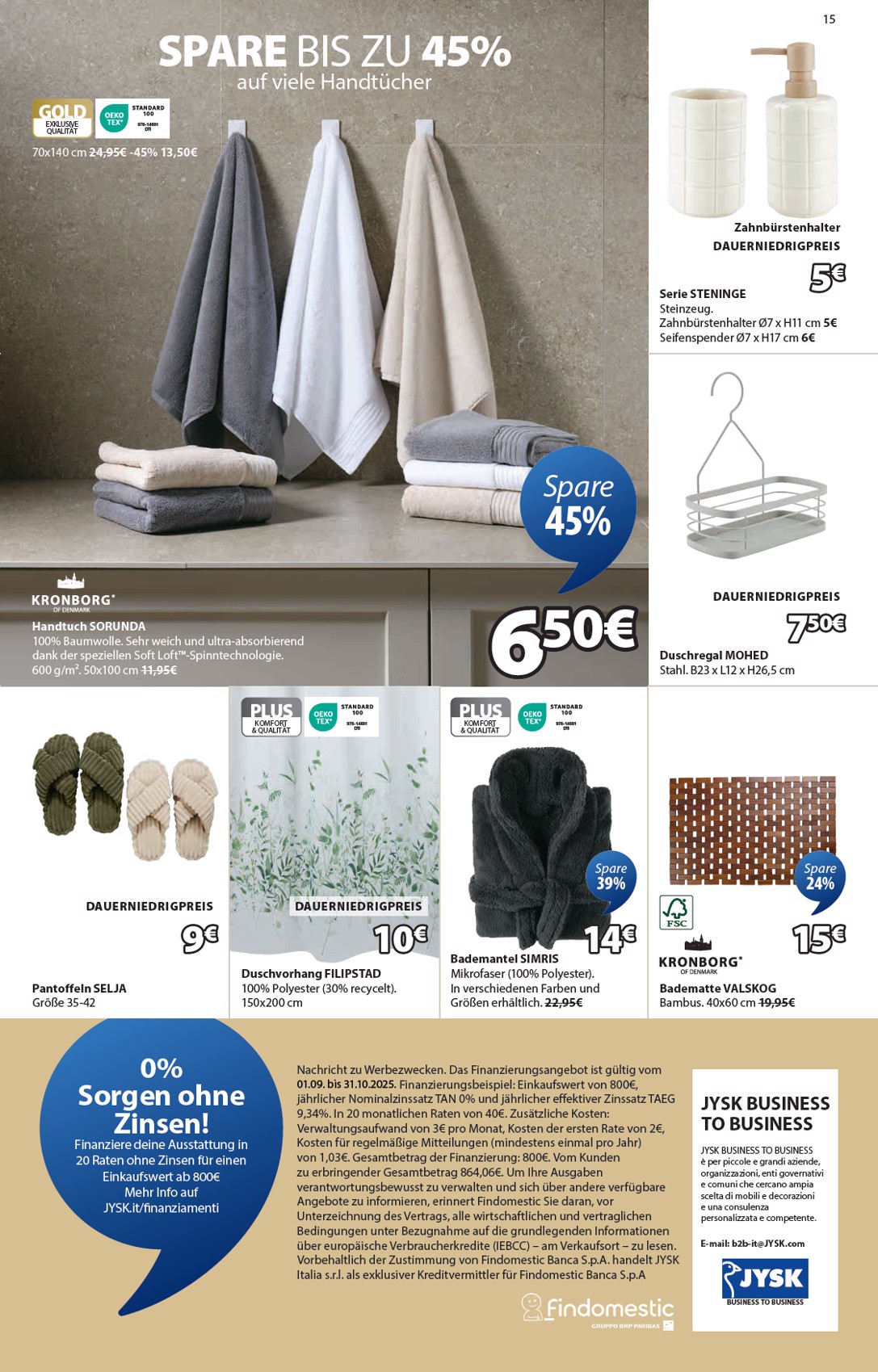 jysk - Volantino JYSK - Großartige Angebote valido dal 02/10 al 22/10 - page: 15