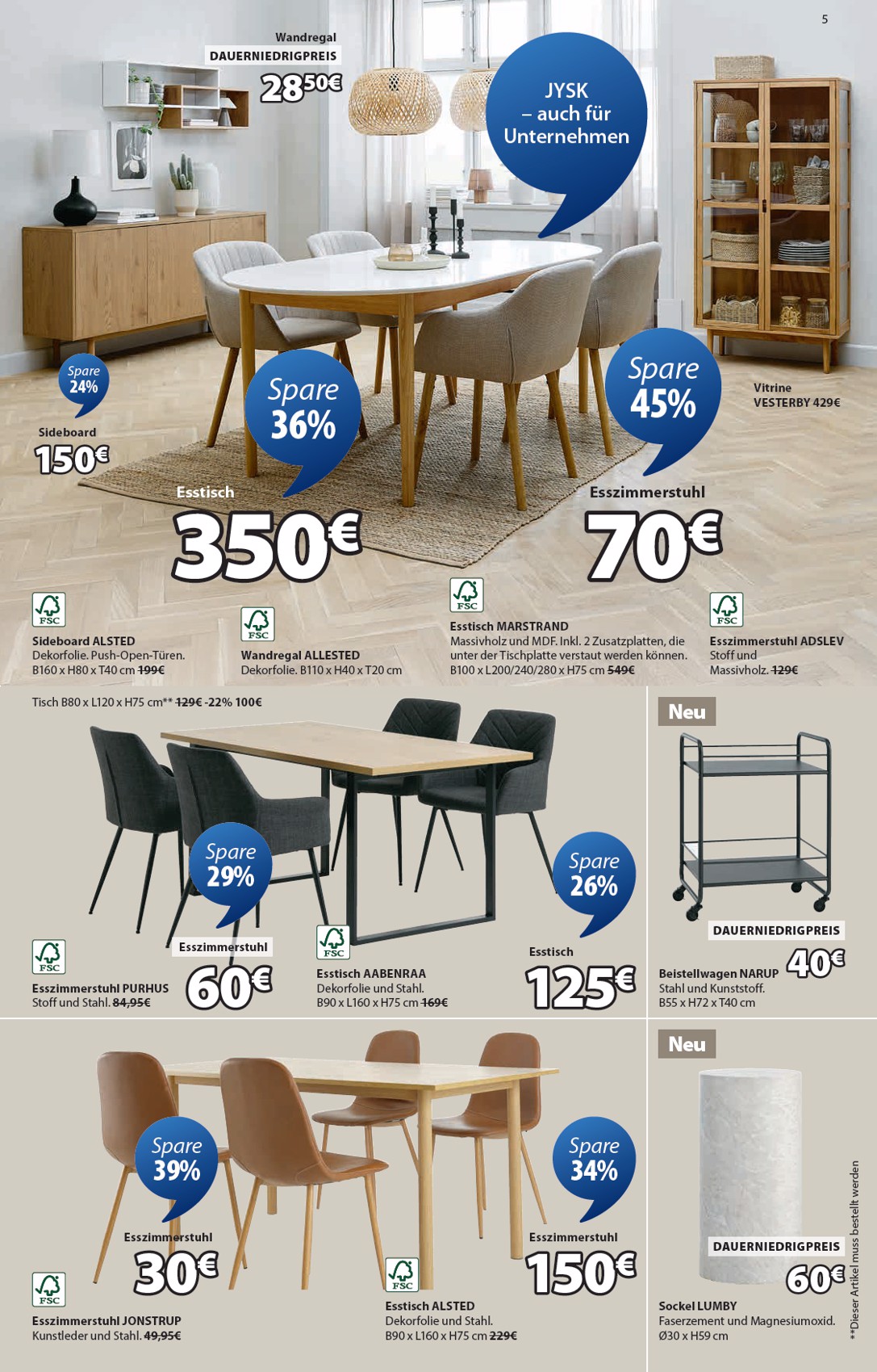 jysk - Volantino JYSK - Großartige Angebote valido dal 02/10 al 22/10 - page: 5