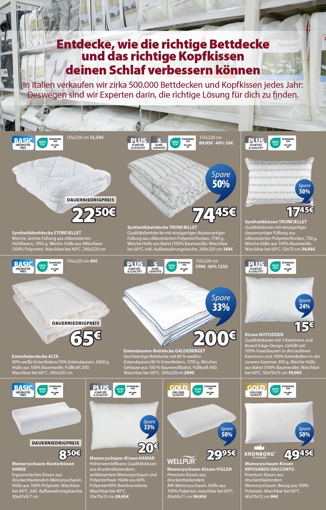 jysk - Volantino JYSK - Großartige Angebote valido dal 16/10 al 30/11 - page: 14