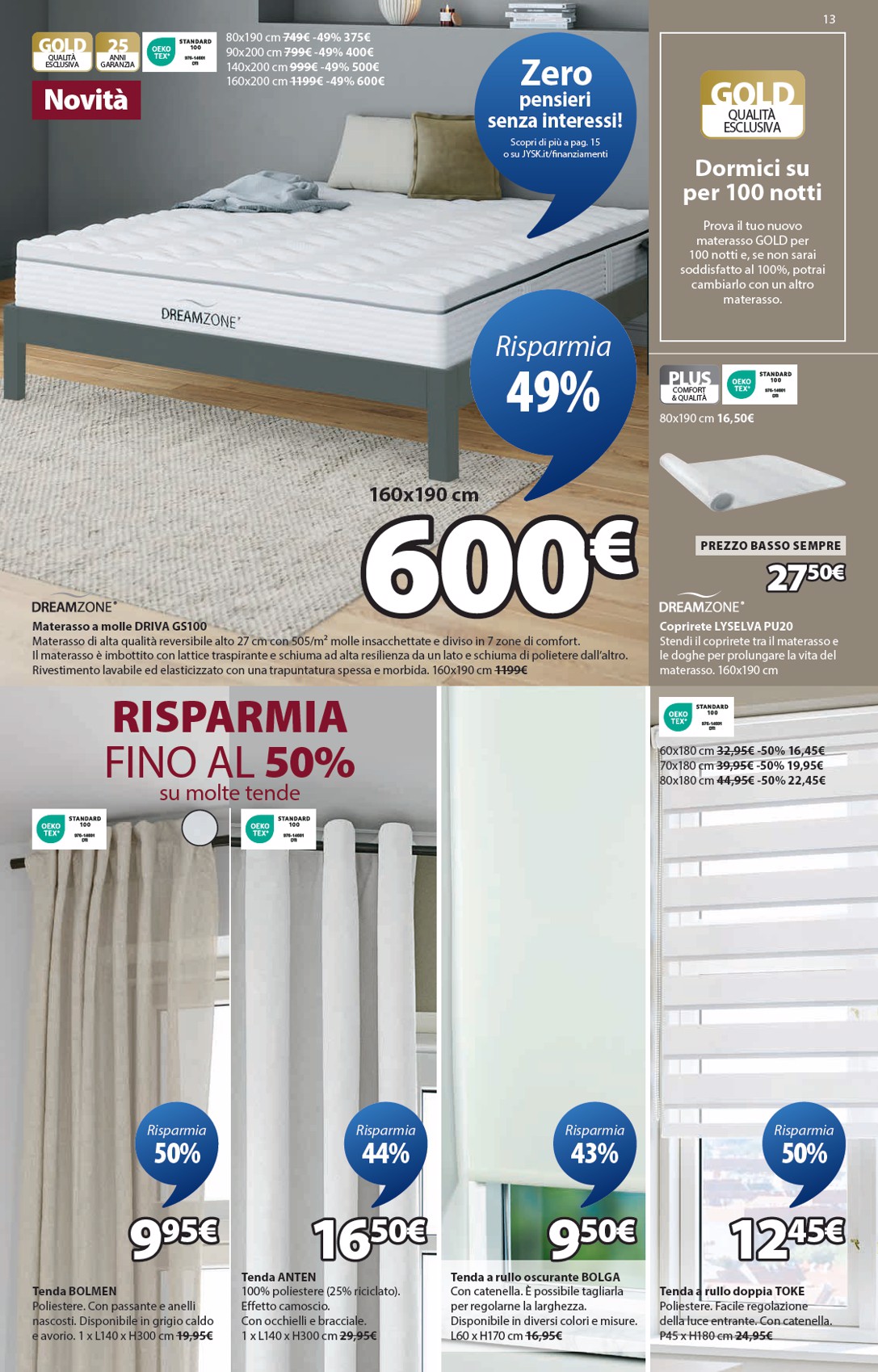 jysk - Volantino JYSK - Grandi offerte valido dal 16/10 al 30/11 - page: 13