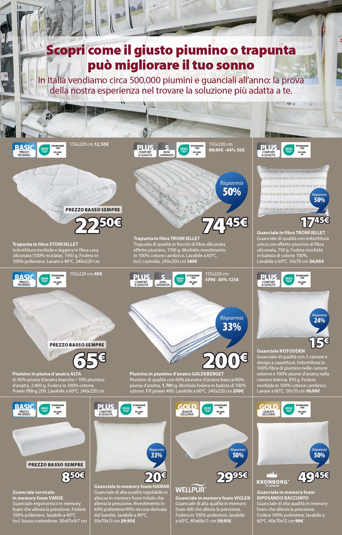 jysk - Volantino JYSK - Grandi offerte valido dal 16/10 al 30/11 - page: 14