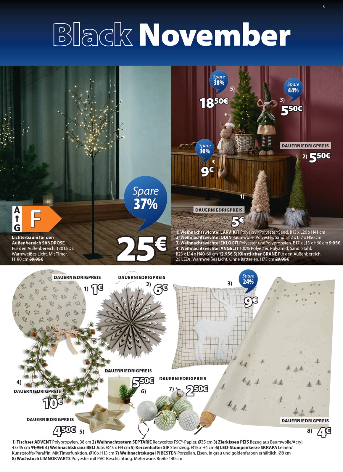 jysk - Volantino JYSK - Großartige Angebote valido dal 06/11 al 30/11 - page: 5