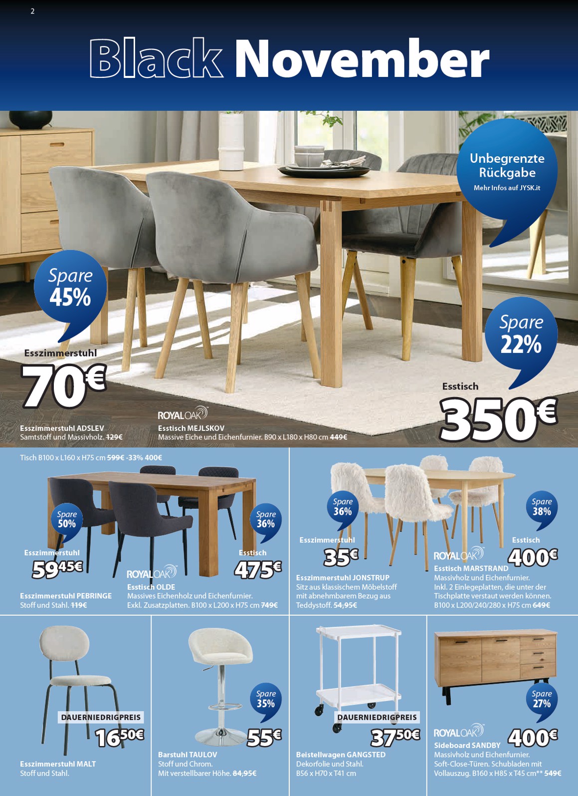 jysk - Volantino JYSK - Großartige Angebote valido dal 06/11 al 30/11 - page: 2