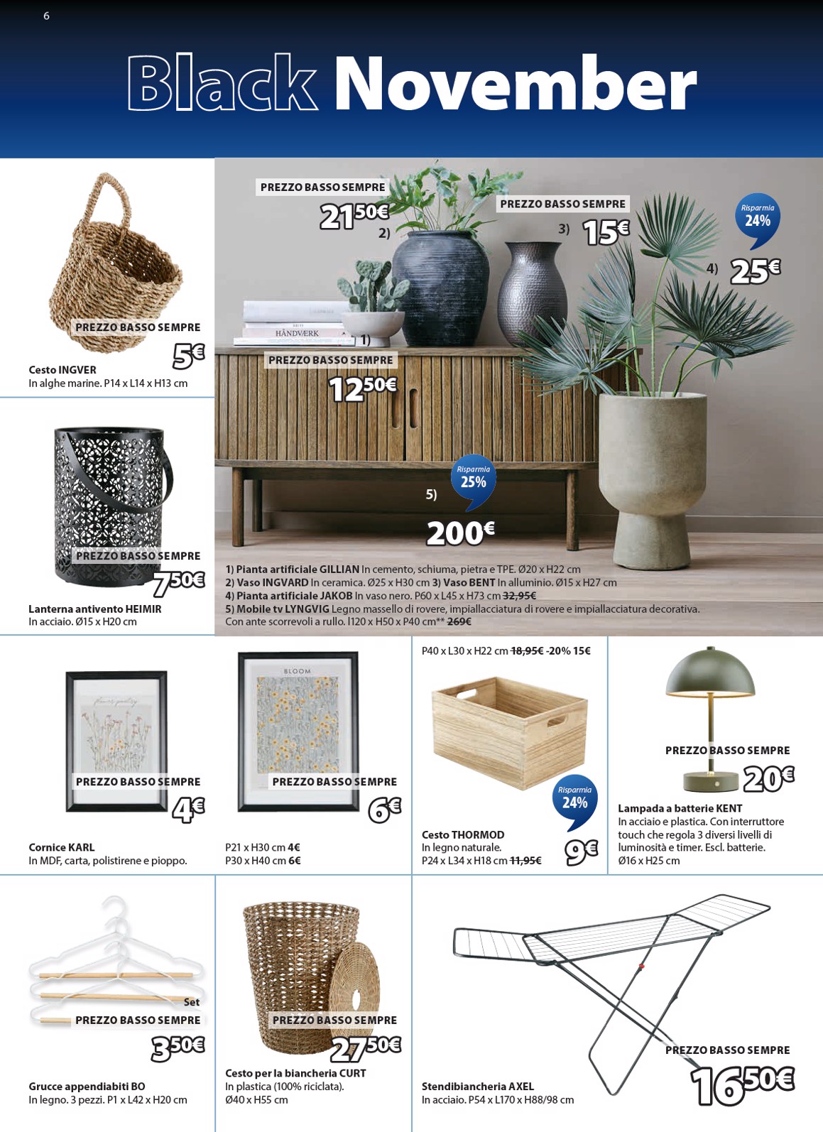 jysk - Volantino JYSK - Grandi offerte valido dal 06/11 al 30/11 - page: 6